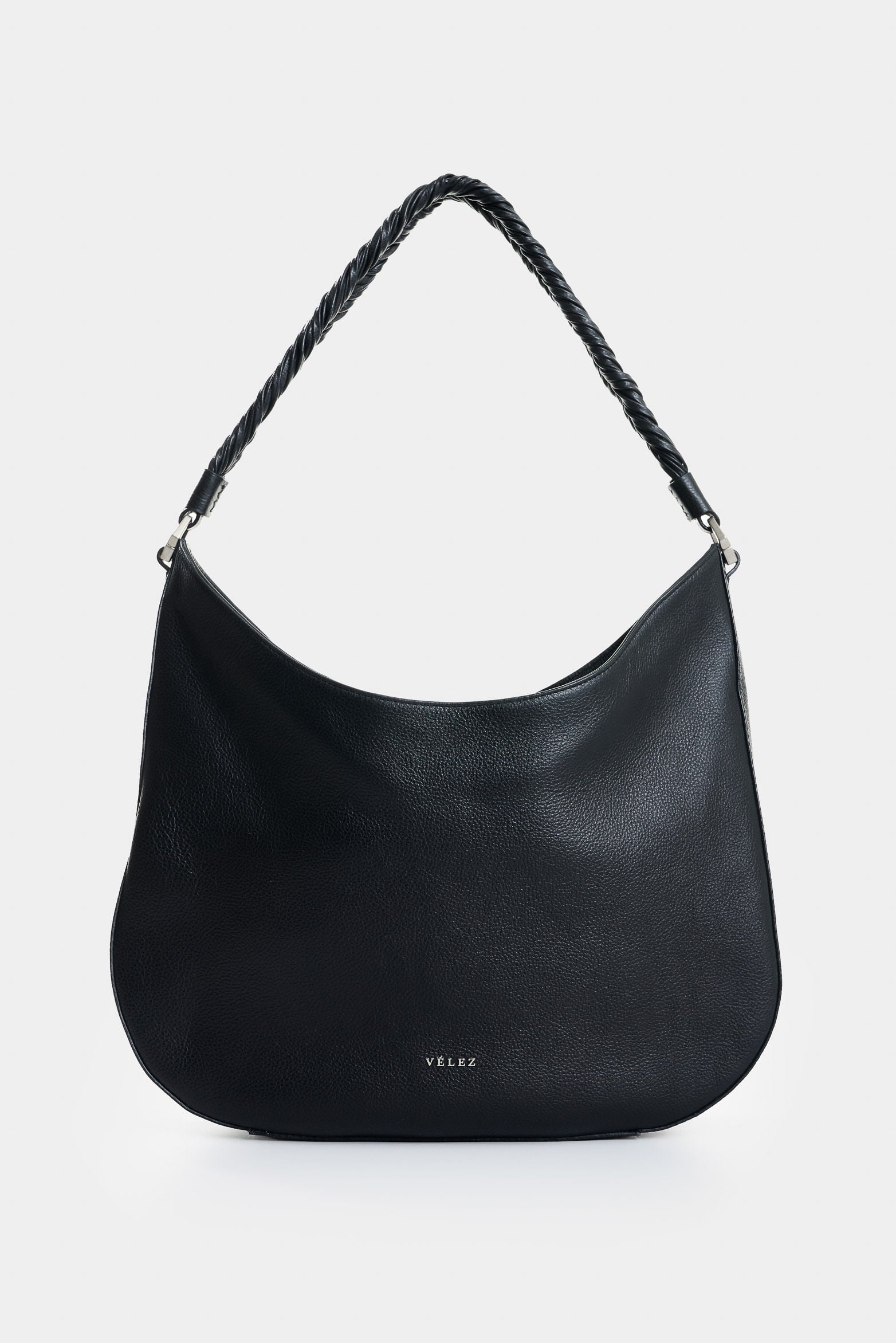 Luna semicircular leather shopping bag for women
