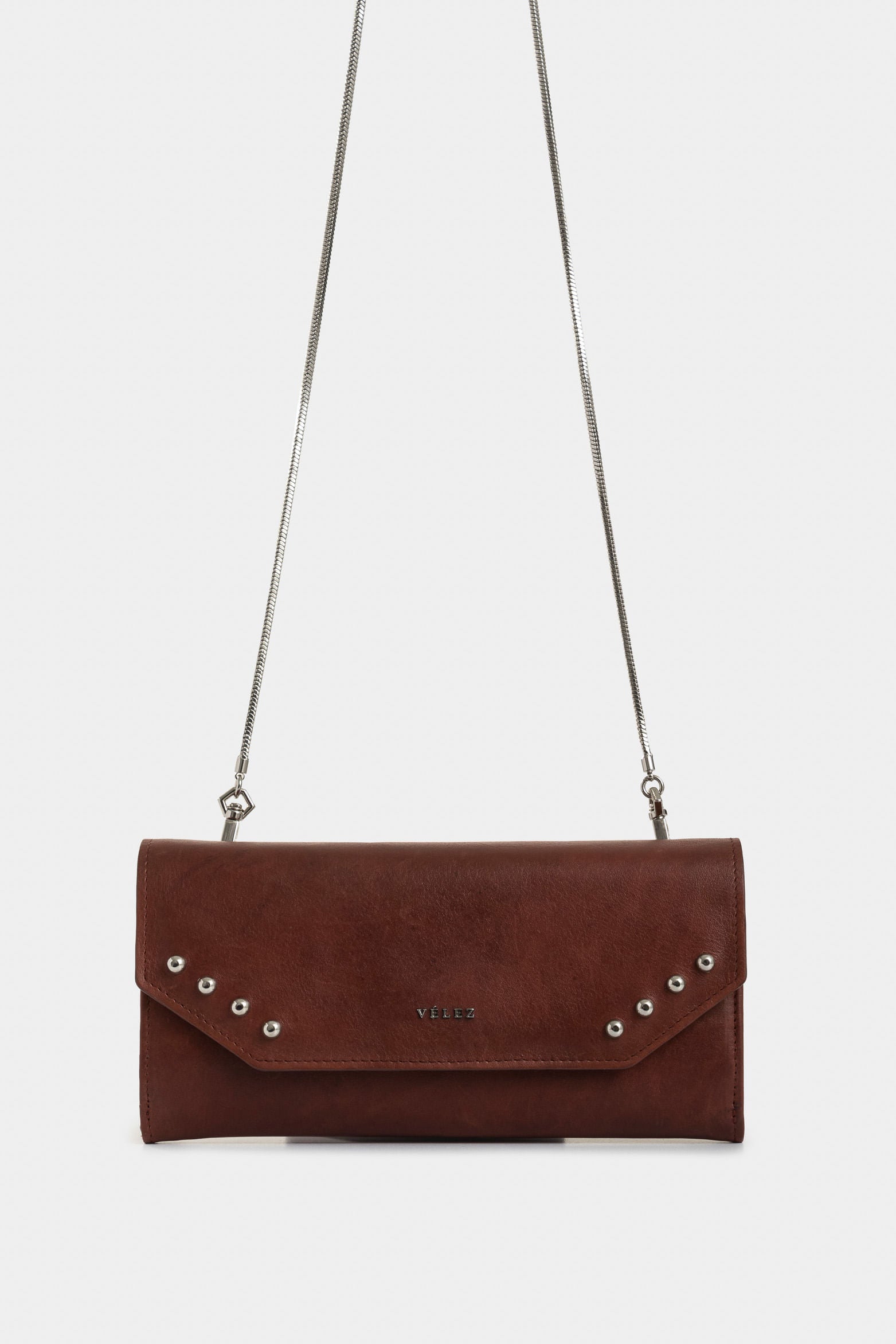 Kauai structured leather checkbook holder for women