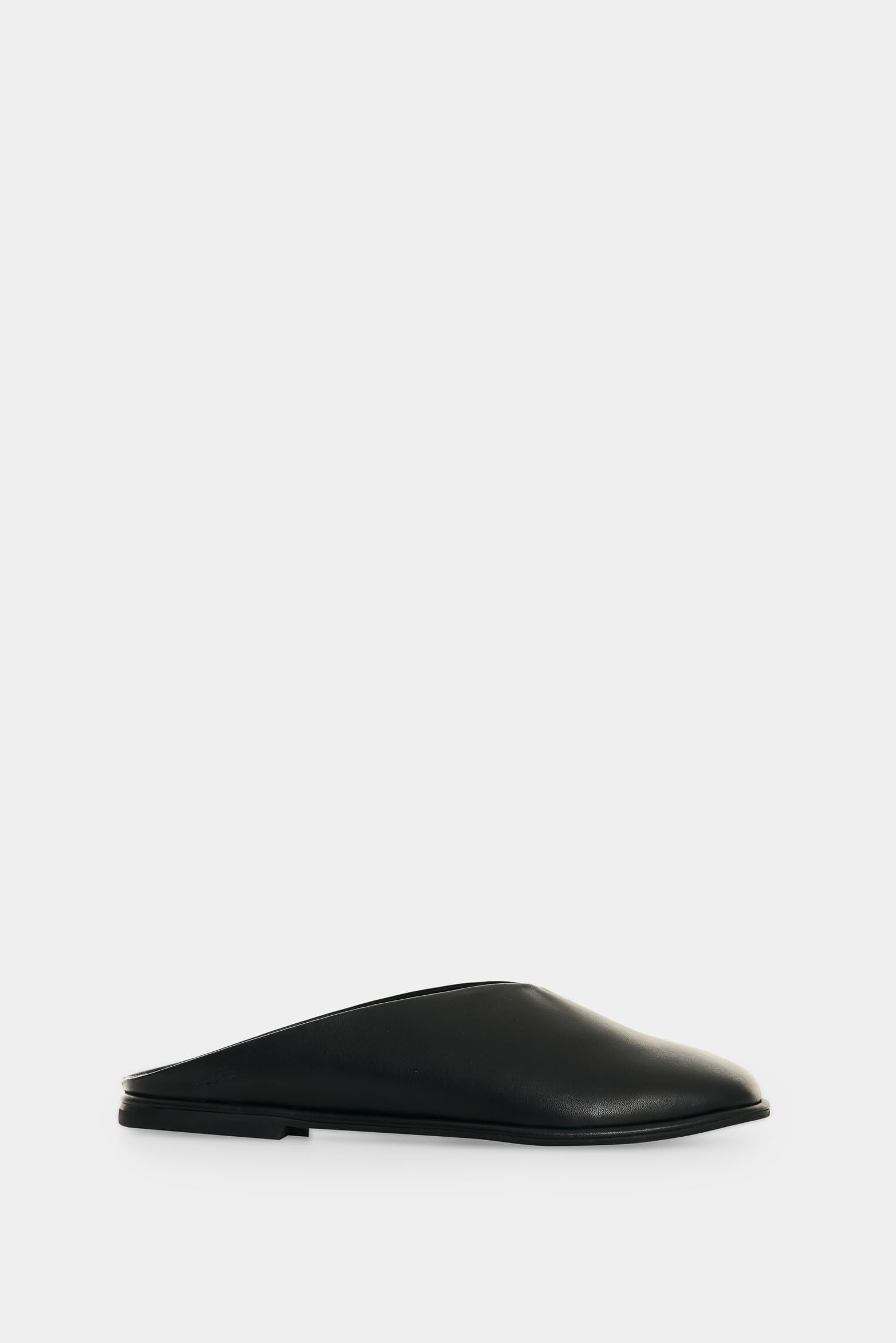 Waira Leather Mule-Style Ballet Flats for Women Slip-On
