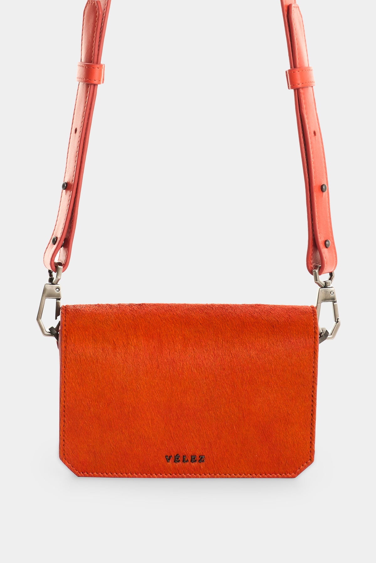 Men's Misak Hair-On Leather Crossbody Bag