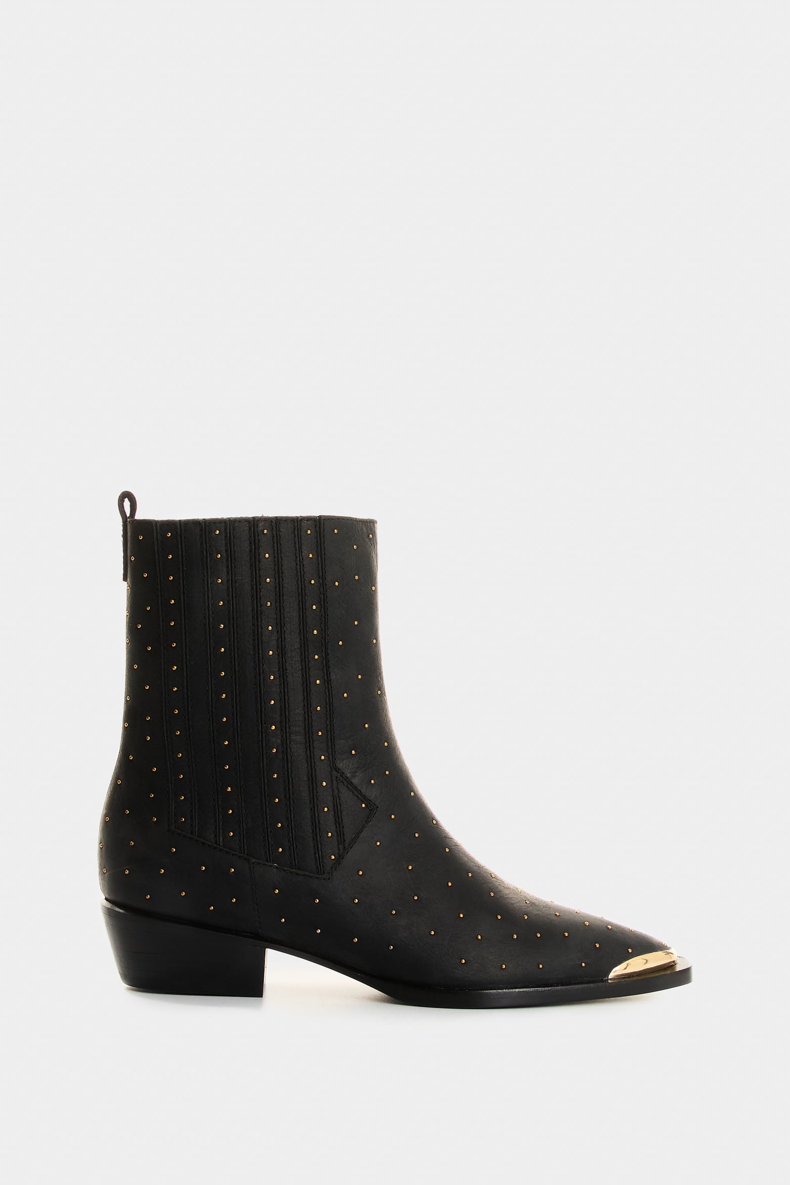 Kiwa low-cut leather ankle boots for women