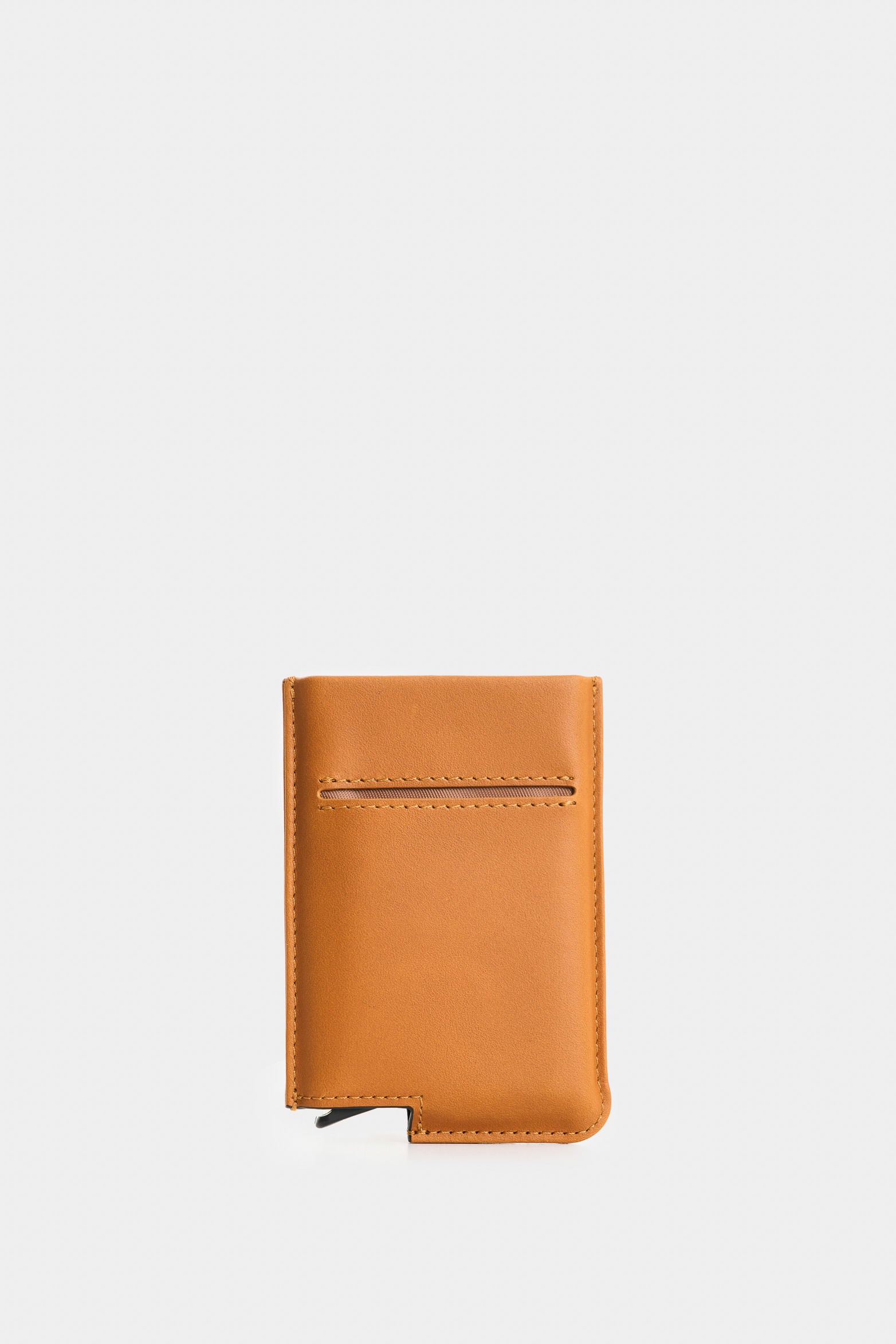 Miniwallet leather document holder for men