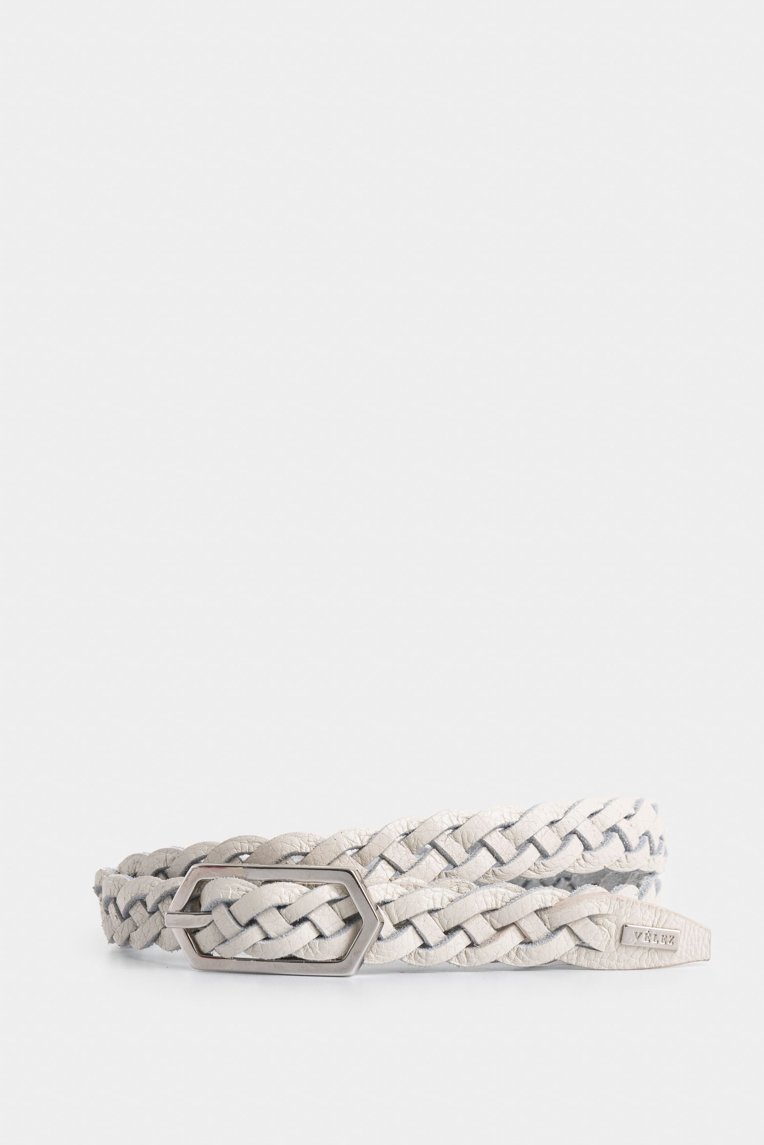 Orion Single-Face Braided Leather Women's Belt