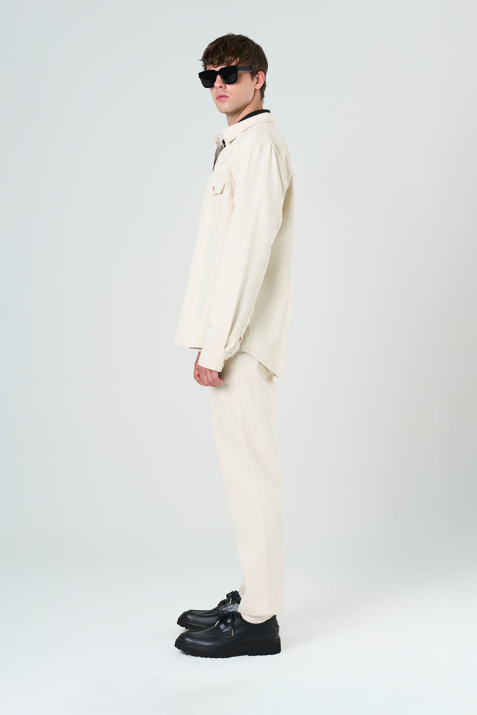 Men’s Elon Long-Sleeve Overshirt Semi-Fitted