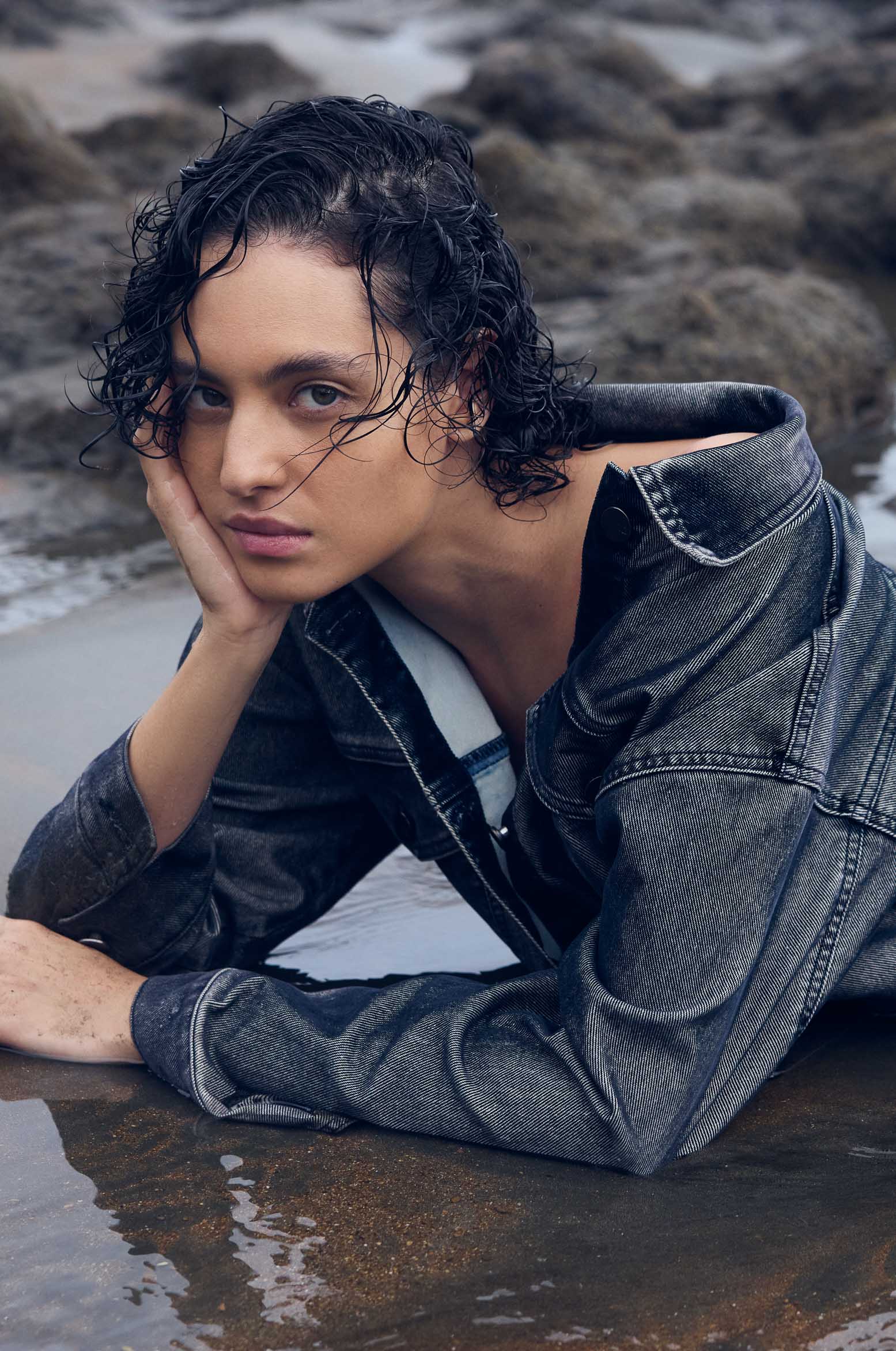 Velvet Jacket for Women Trucker Fit