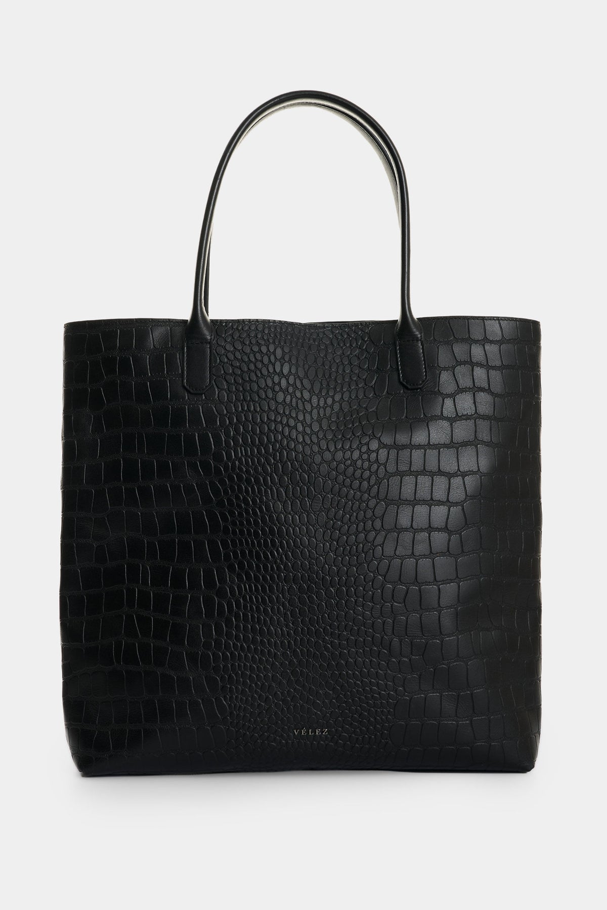 Men's Rio Croc-Embossed Leather Shopping Bag