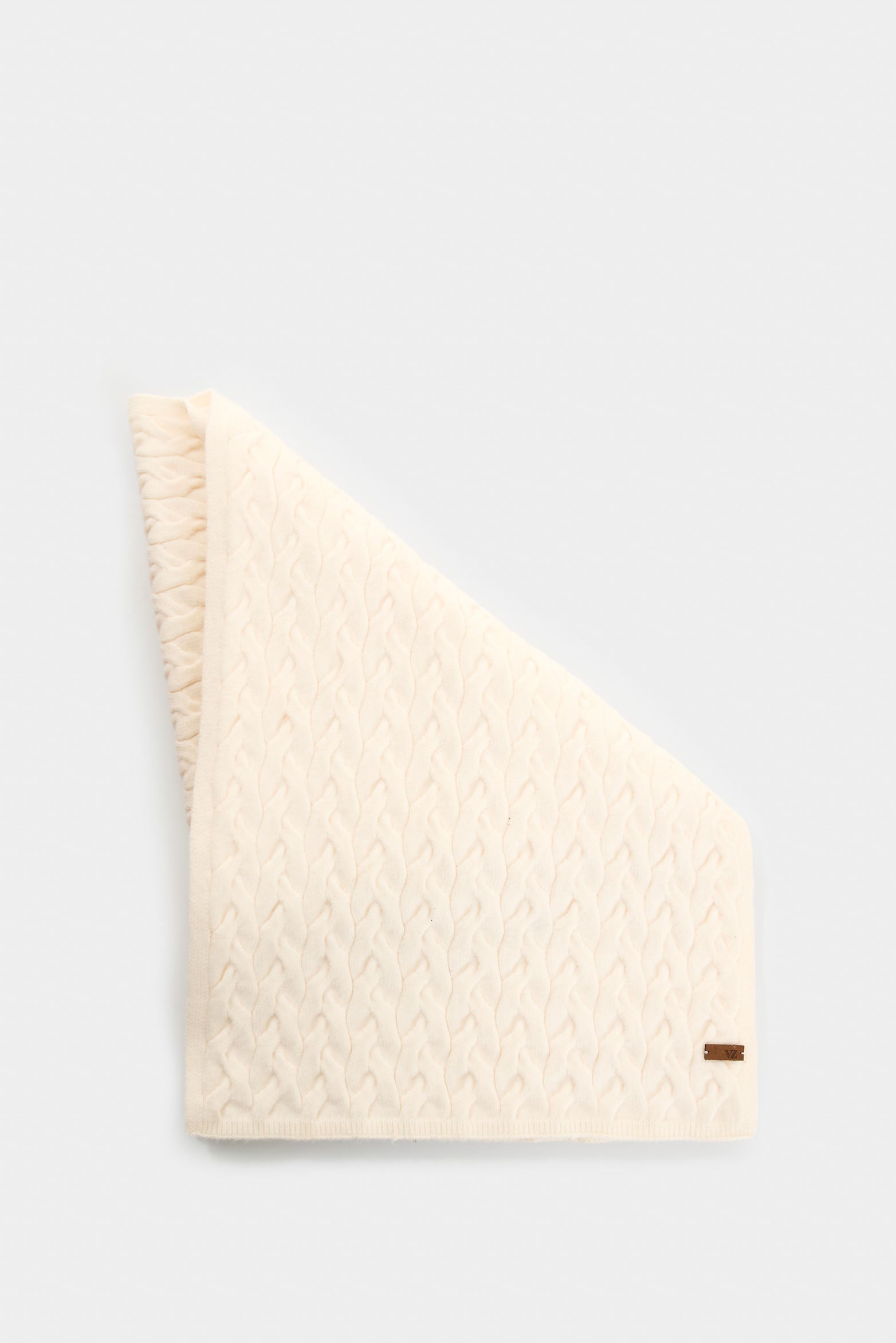 Ribbed Broza woven scarf for men