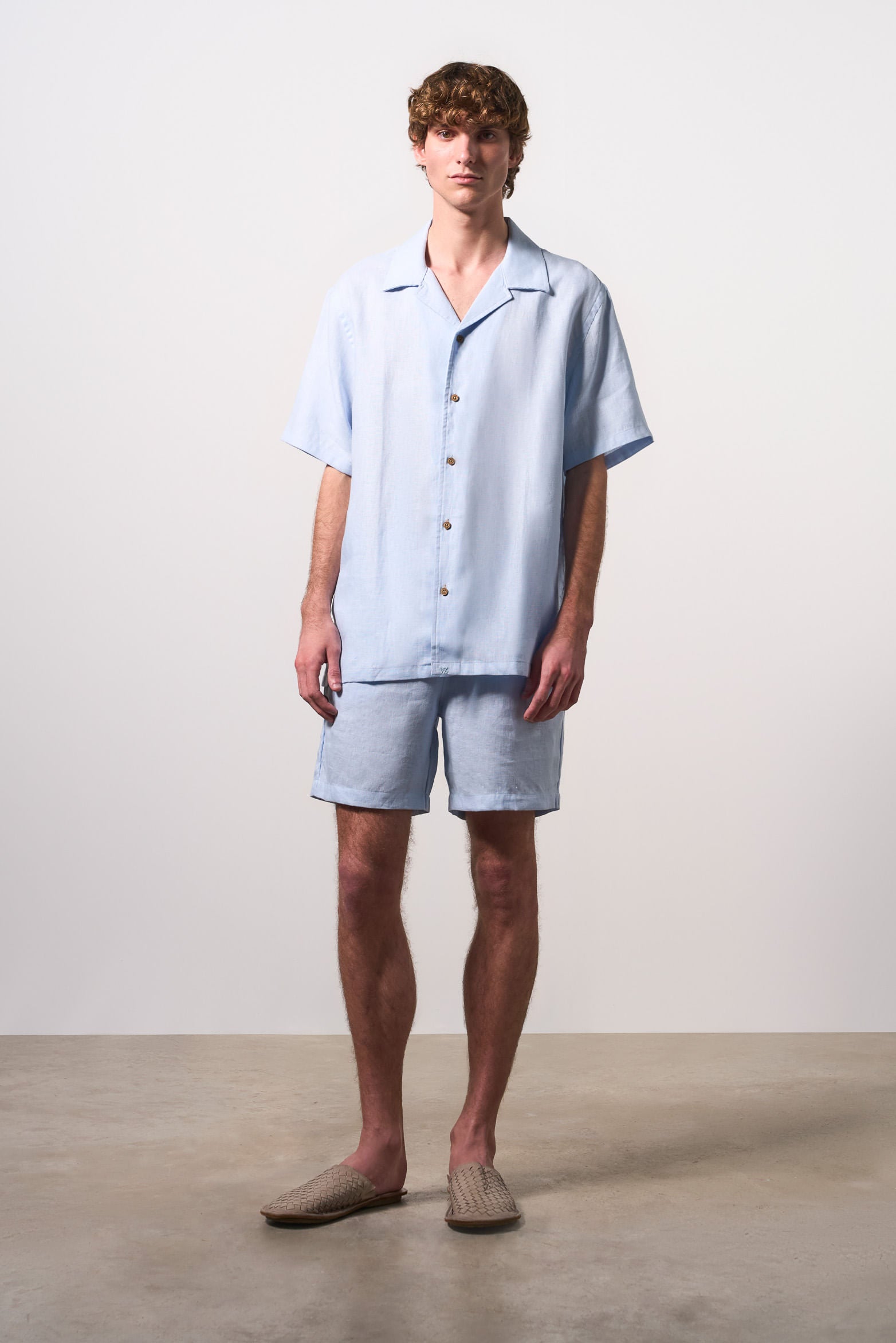 Men's Málaga Short Sleeve Linen Shirt