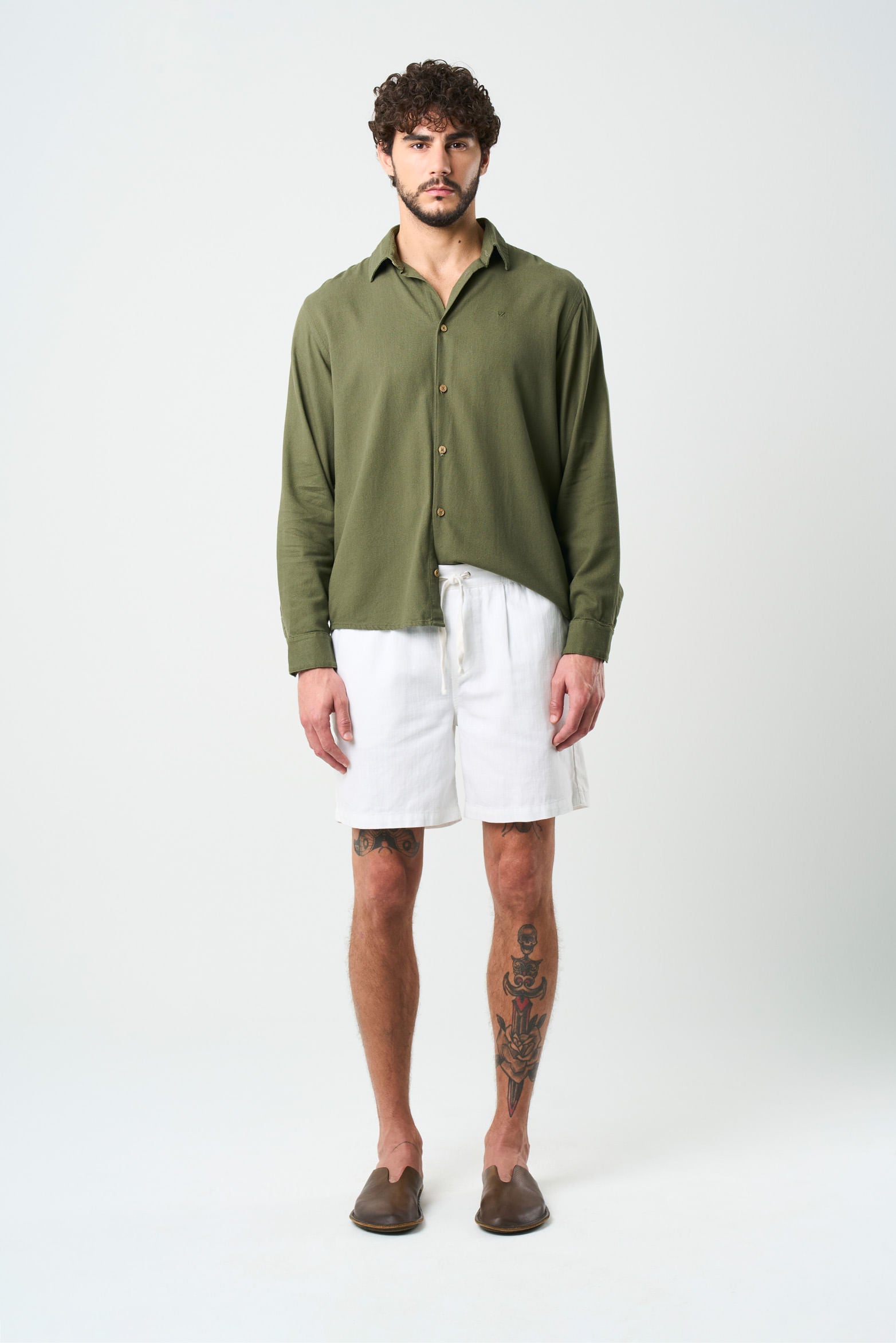 Men's Belgium Linen Shorts