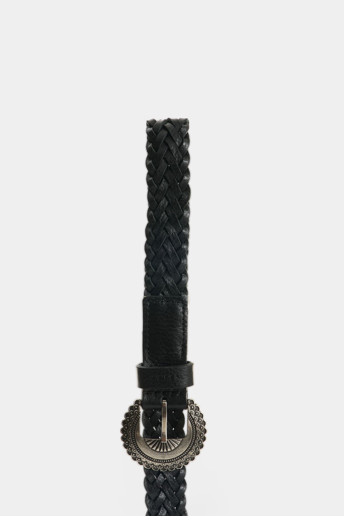 Braided leather belt for women Anam