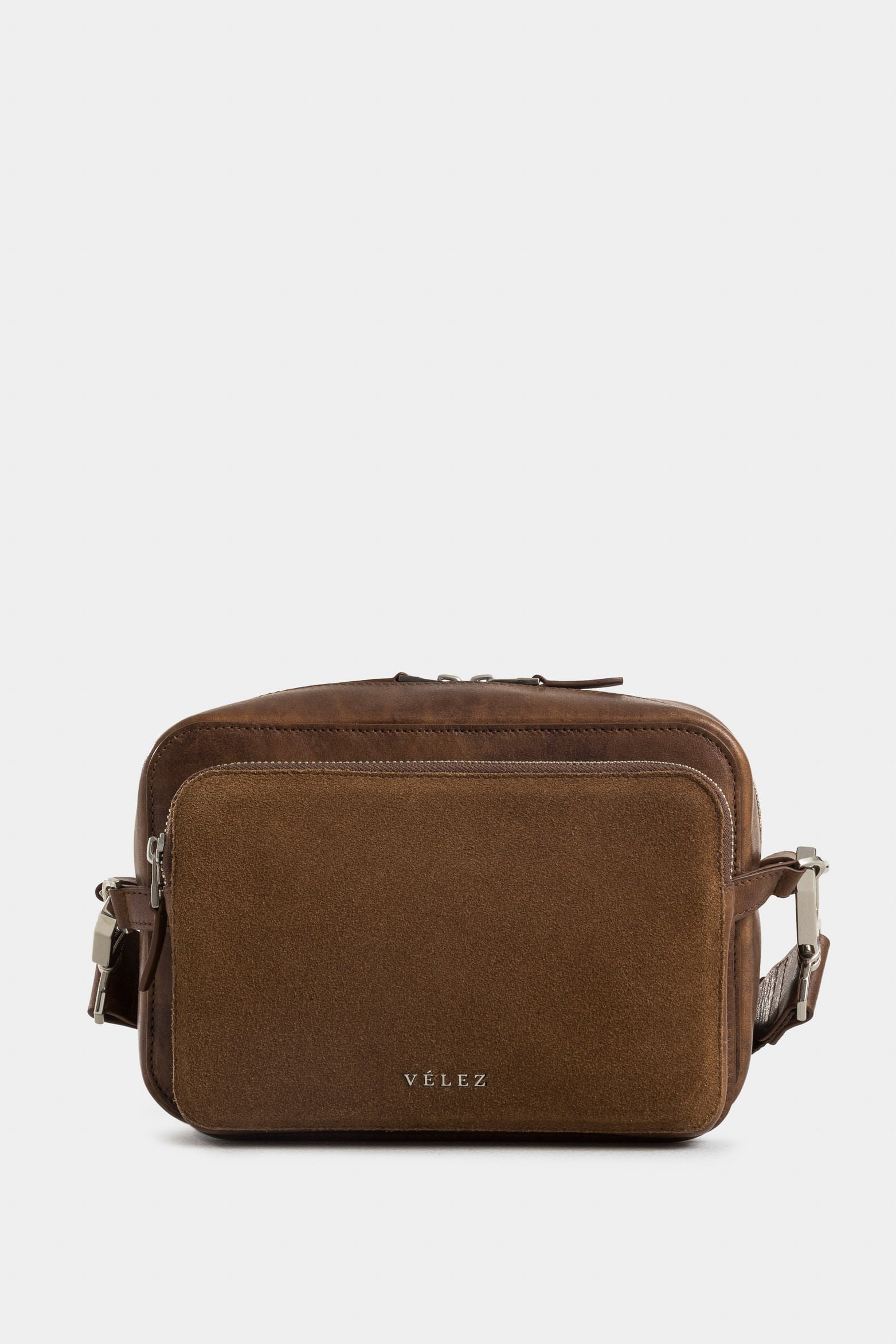 Halo 2 Smooth and Sueded Leather Multifunctional Hands-Free Bag for Men