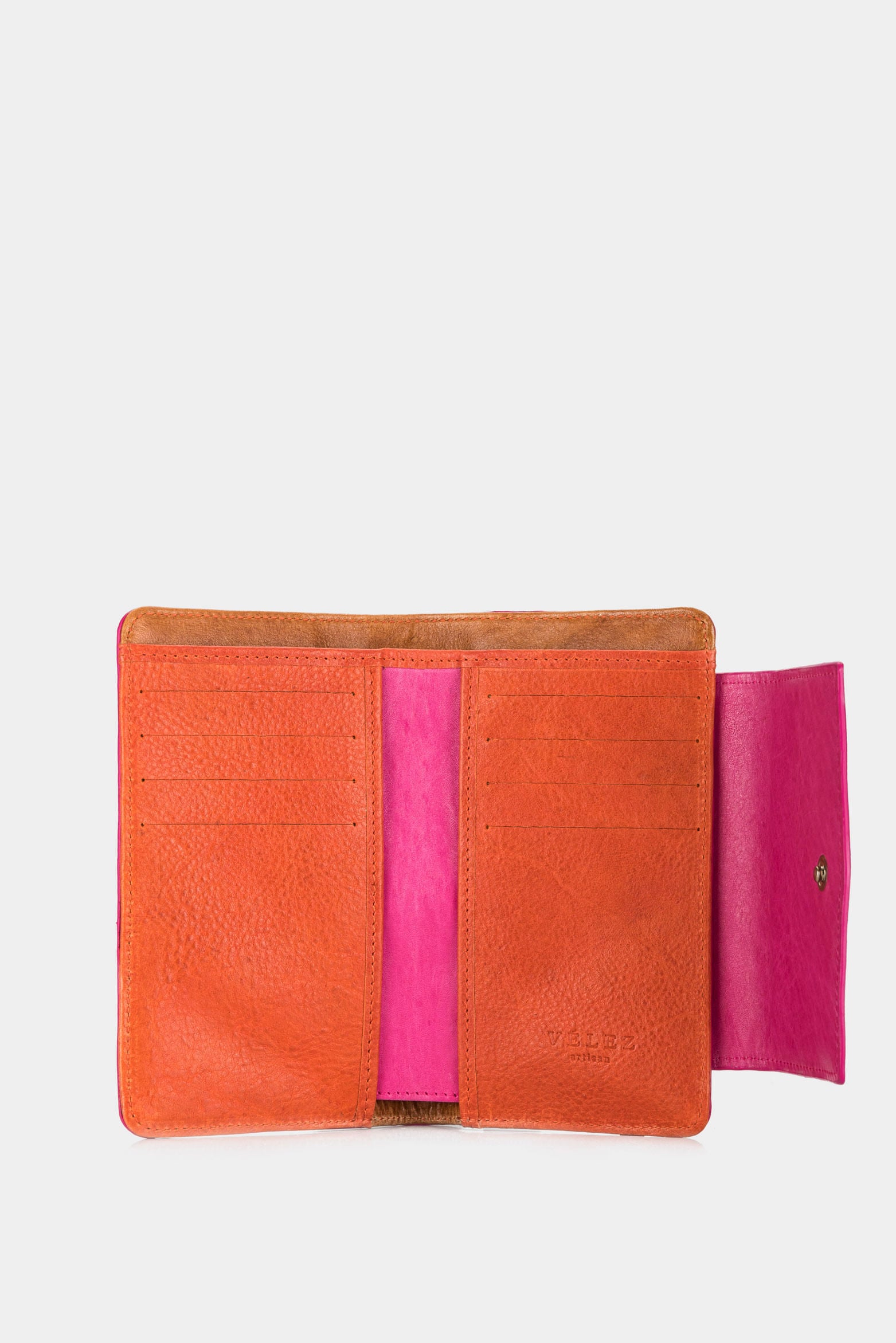 Women’s Bravo Leather Wallet with Contrast Details