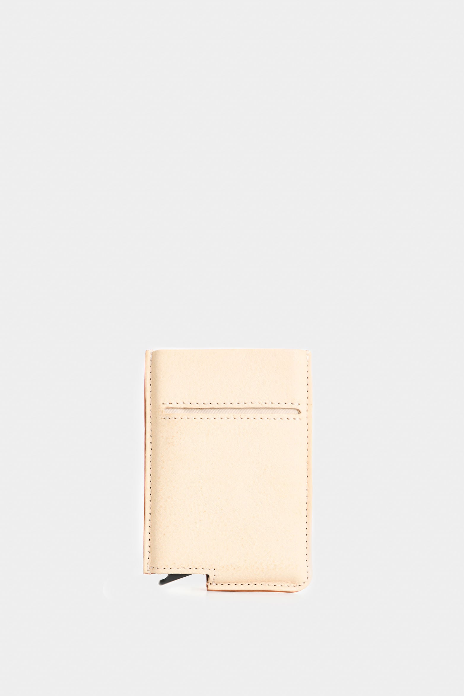 Miniwallet leather document holder for men