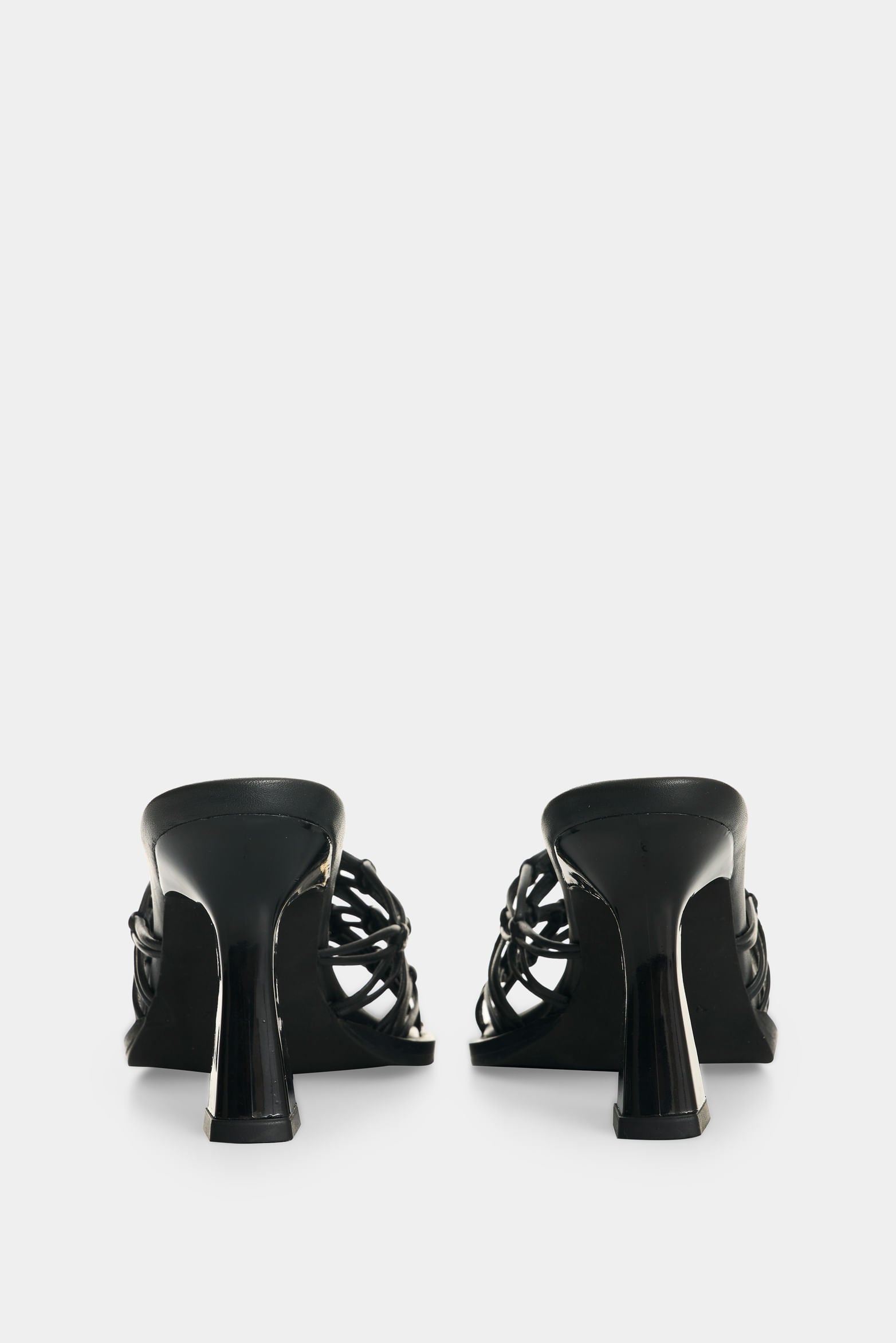 Leather heeled sandal for women Orquidea