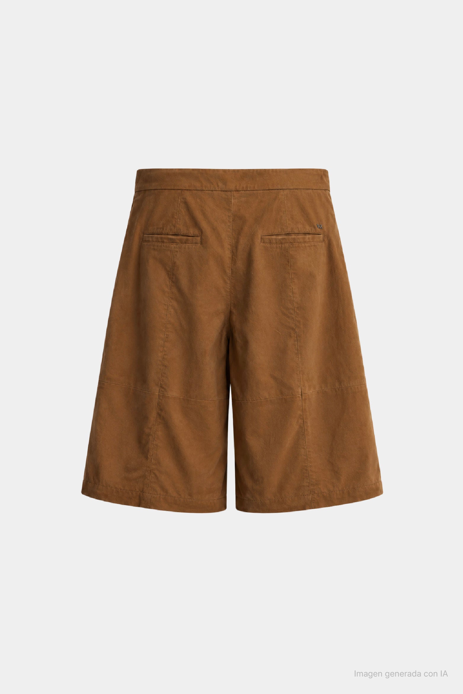 Nare Oversized Suede Bermuda Shorts for Women