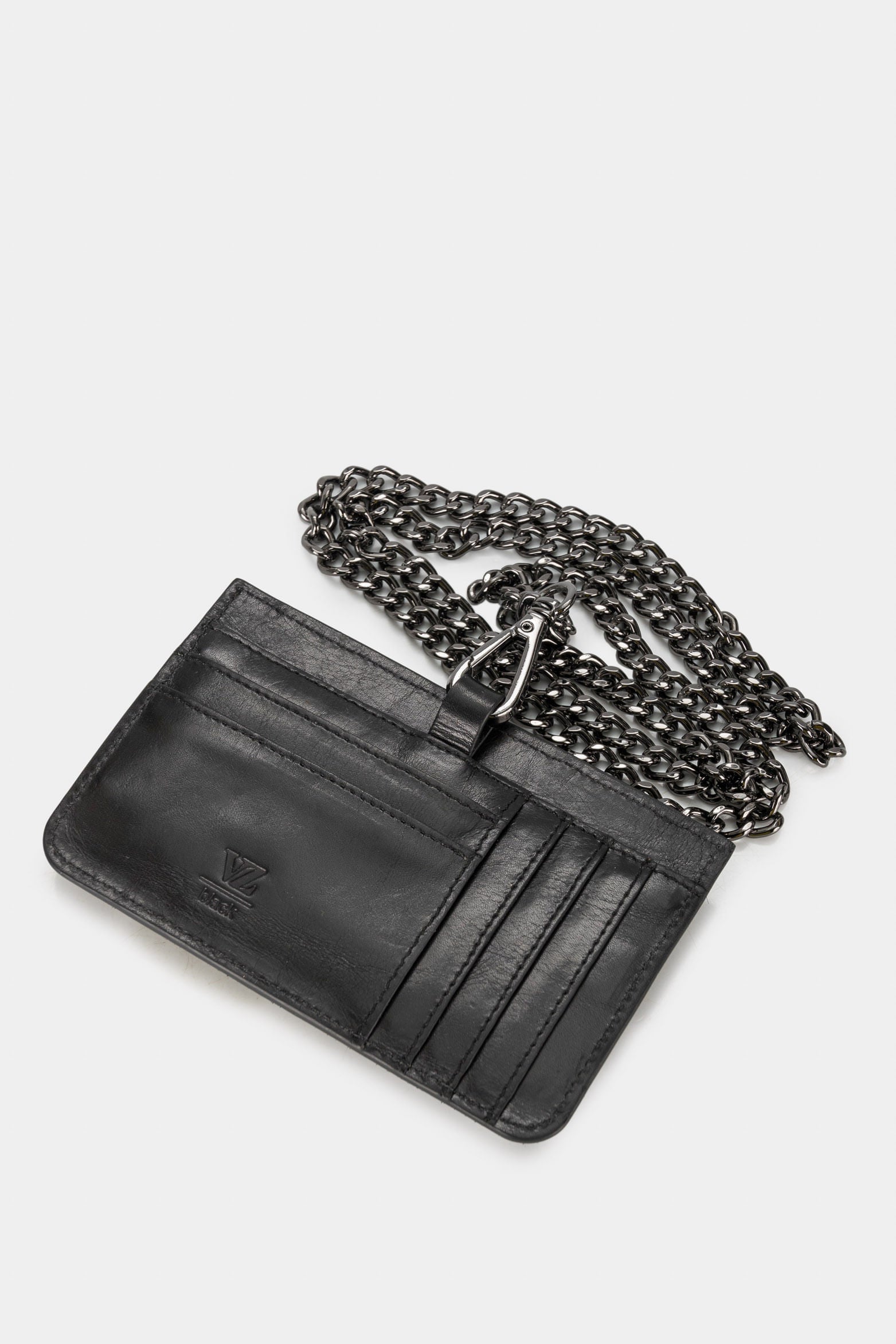 Women’s Leather Goji Card Holder with Snap-Closure Coin Purse