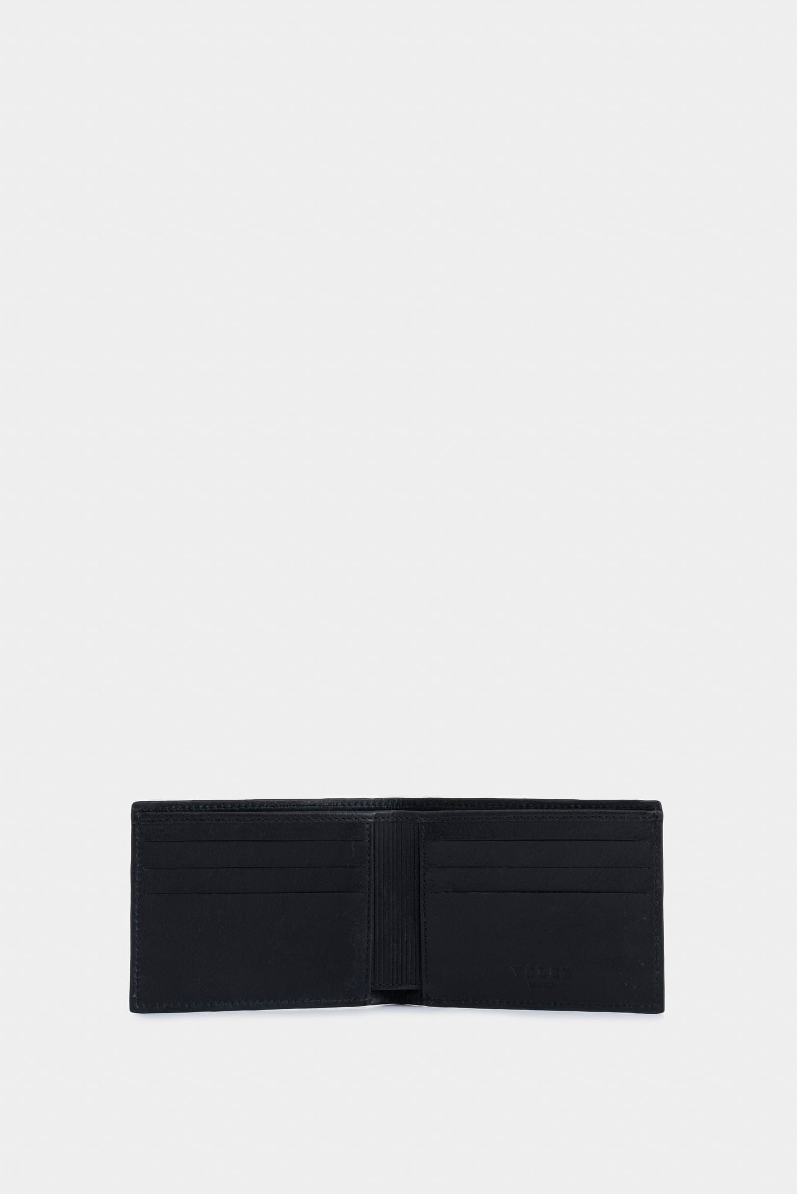 Sunlight leather wallet for men with contrast