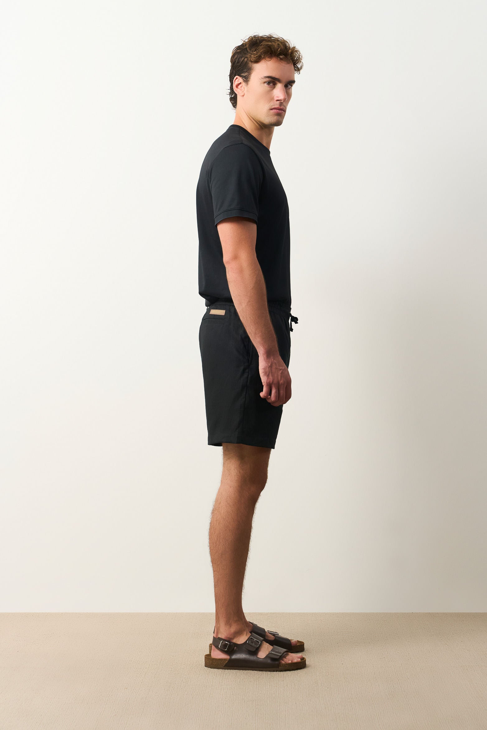 Bélgica linen bermuda shorts for men