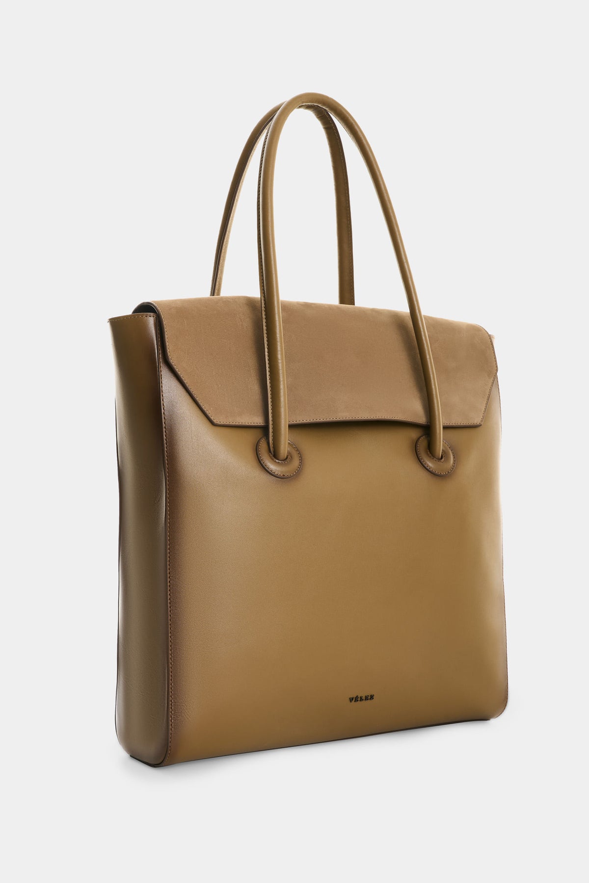 Men's Elba Leather and Suede Shopping Bag