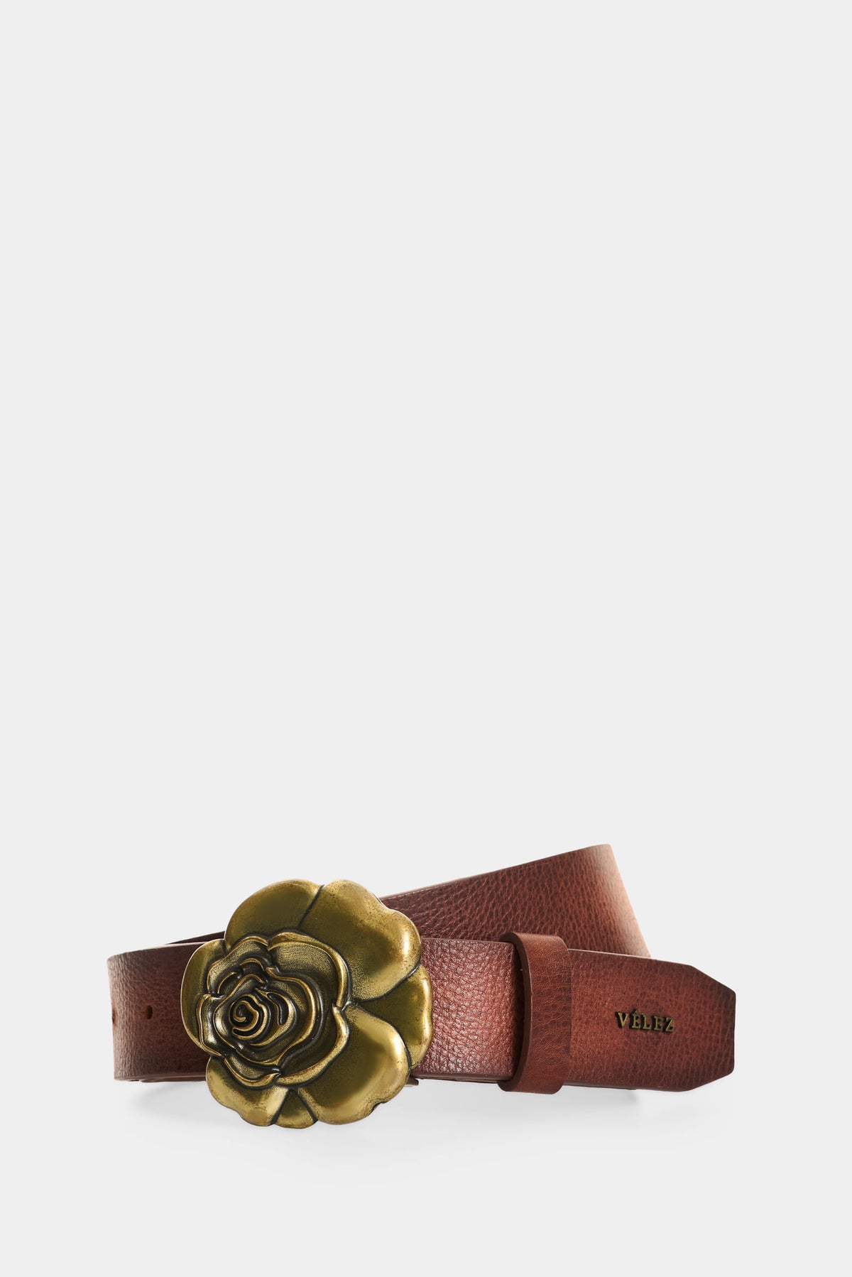 Women's Rosa Single-Sided Aged Leather Belt