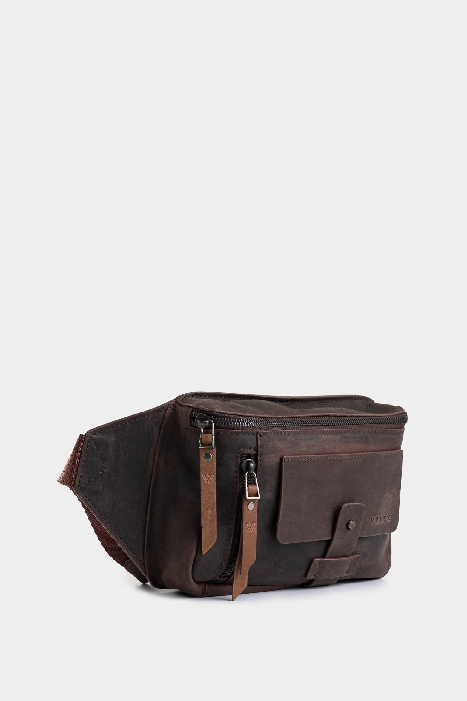 Tacubade casual vintage leather belt bag