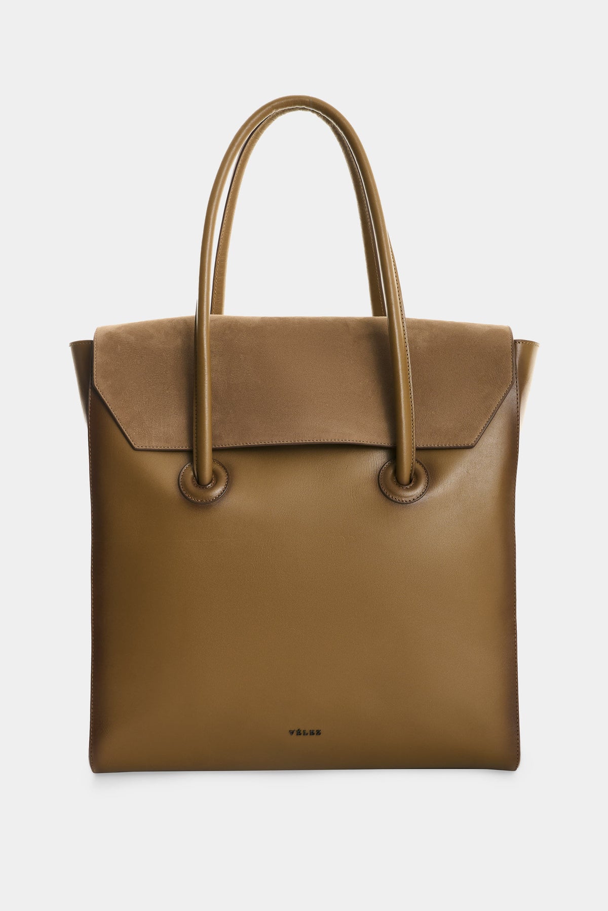 Men's Elba Leather and Suede Shopping Bag