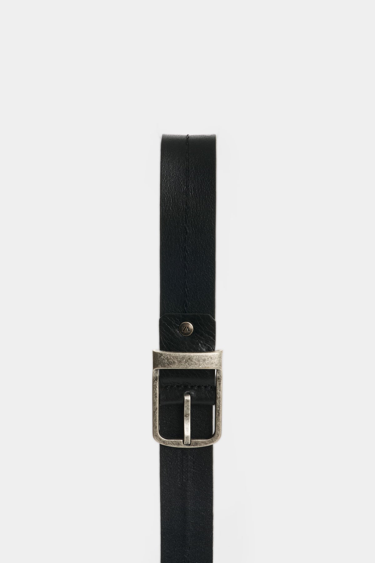 Men's Mixco Single-Sided Crackled Leather Belt