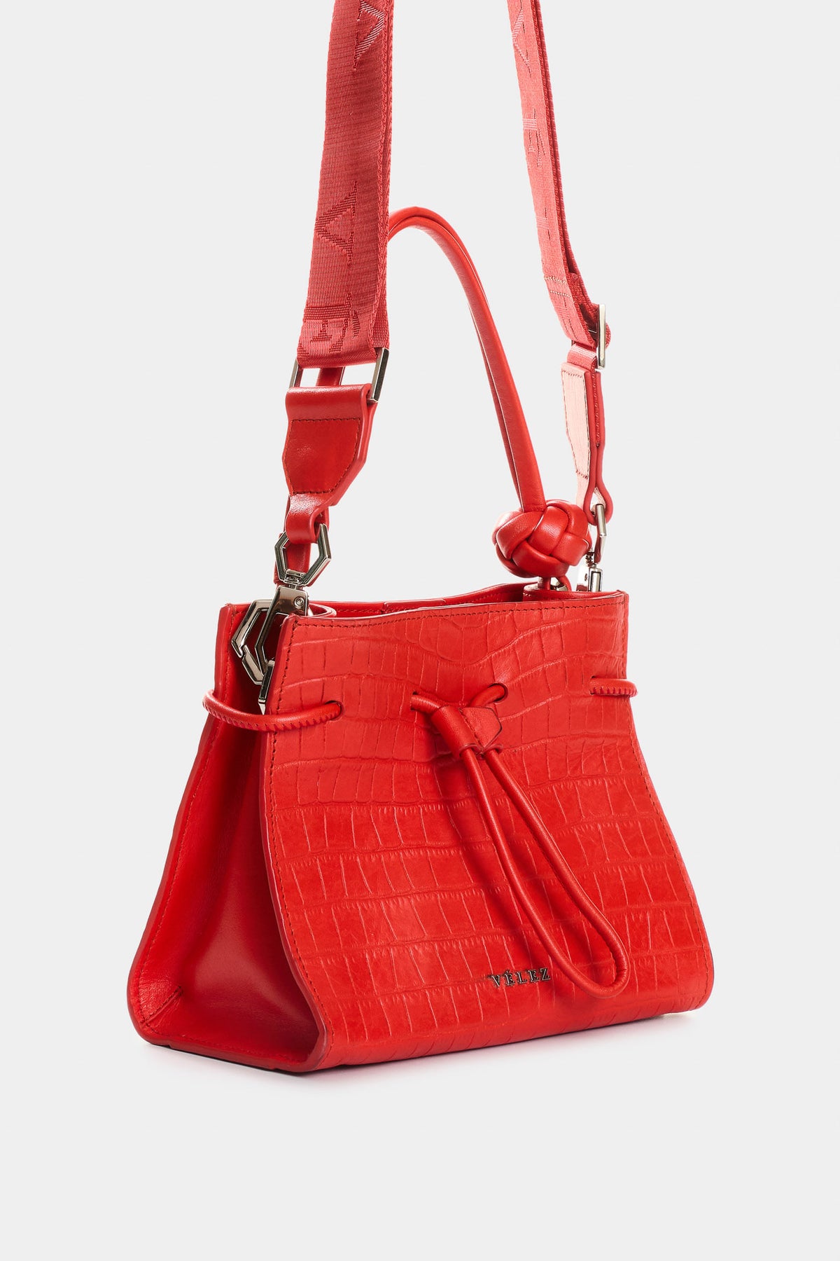 Embossed leather crossbody bag for women Aromia