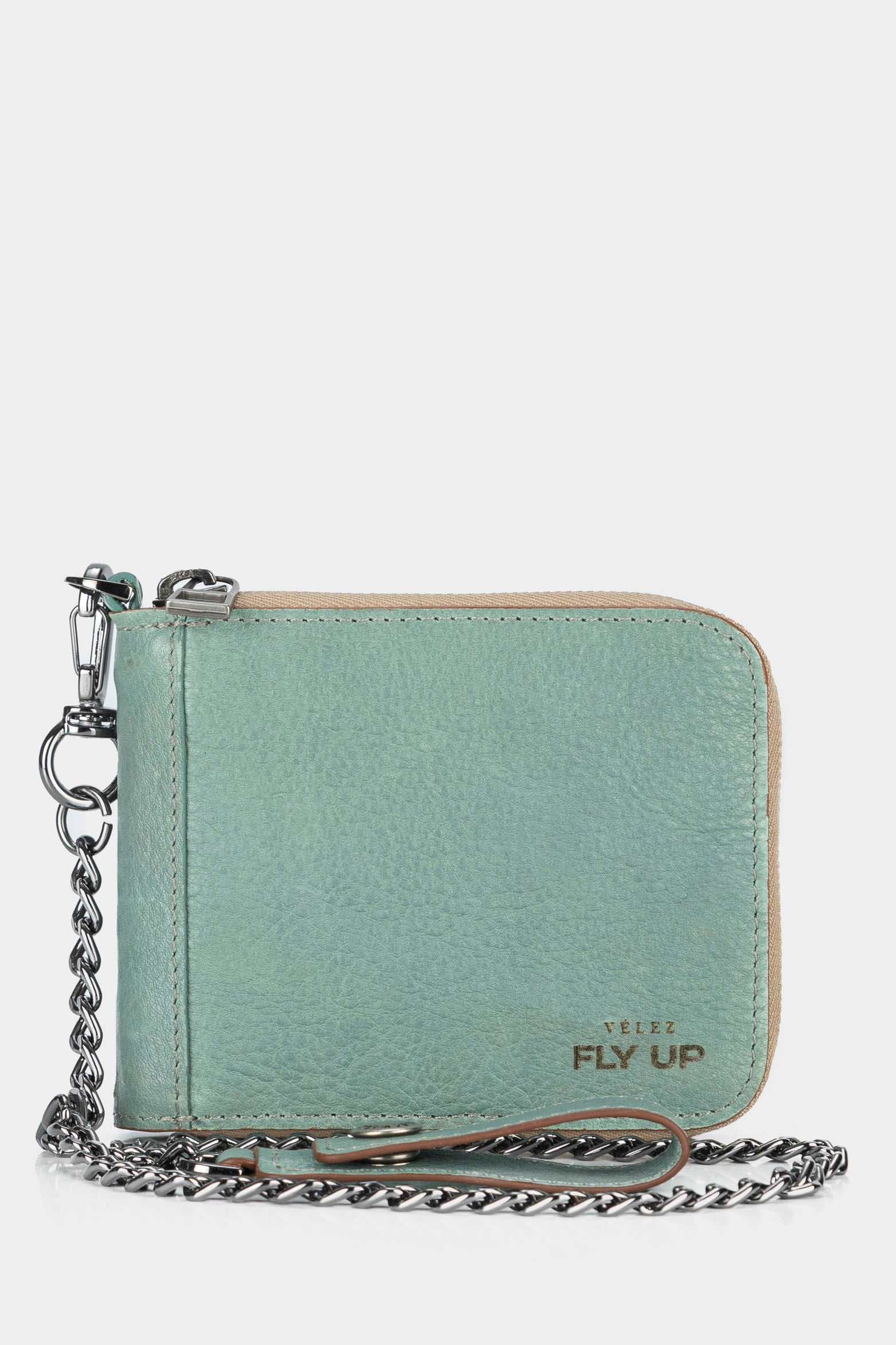 Men’s Lebrunt Leather Wallet with Removable Chain and Carabiner