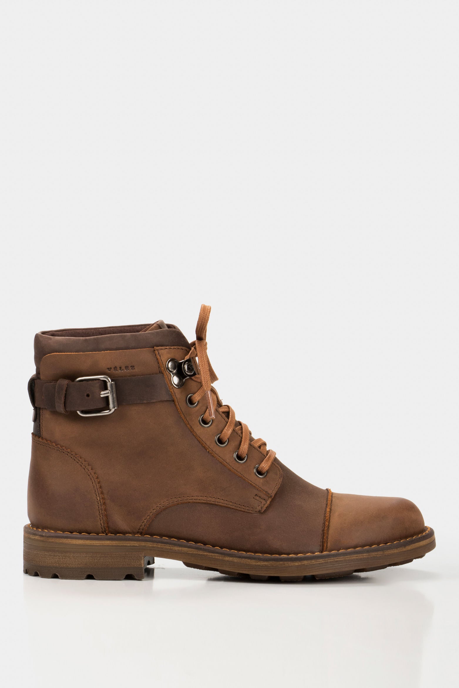 Laosl Casual Boots in Vintage Honey-Colored Leather