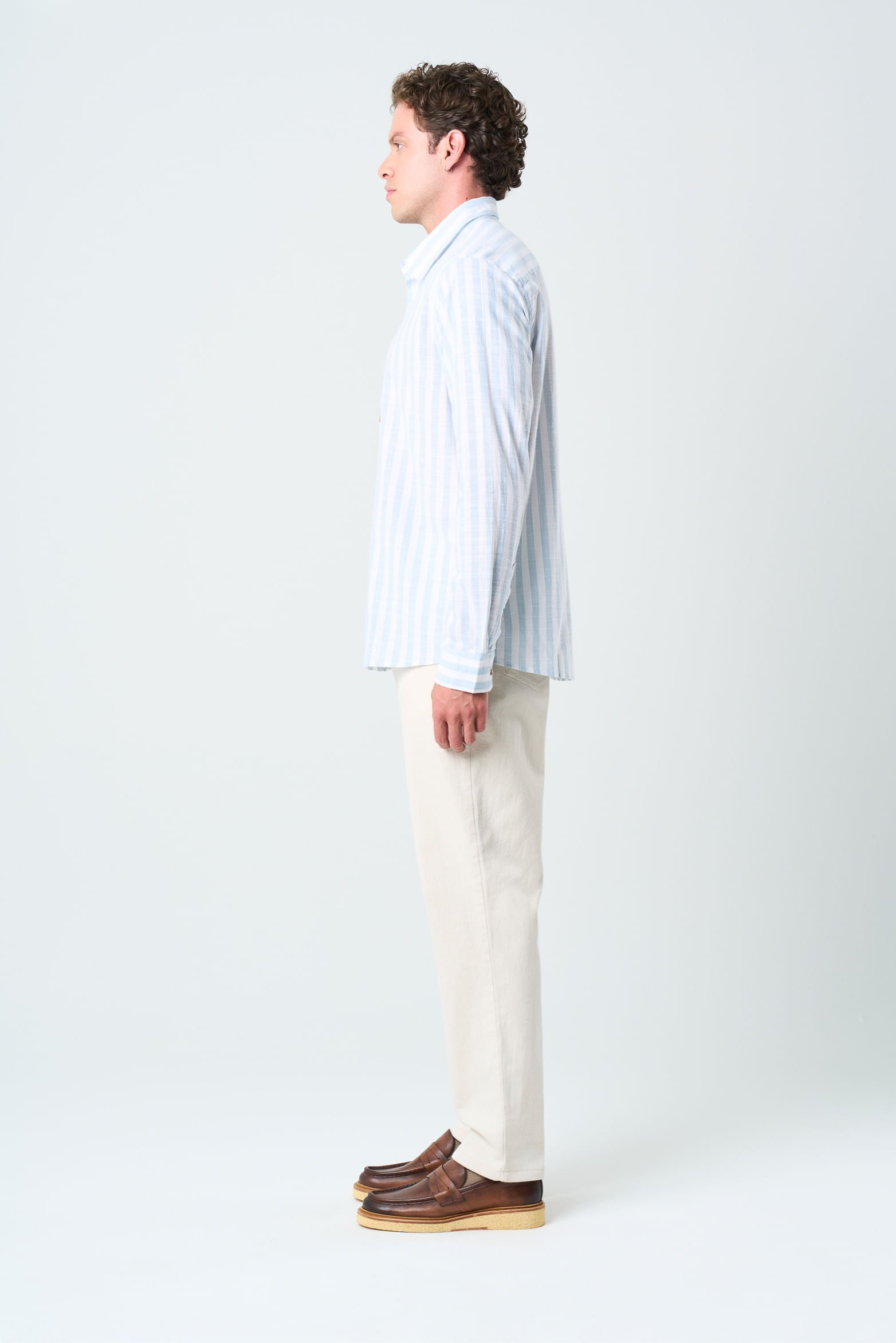 Elina Striped Printed Shirt for Men