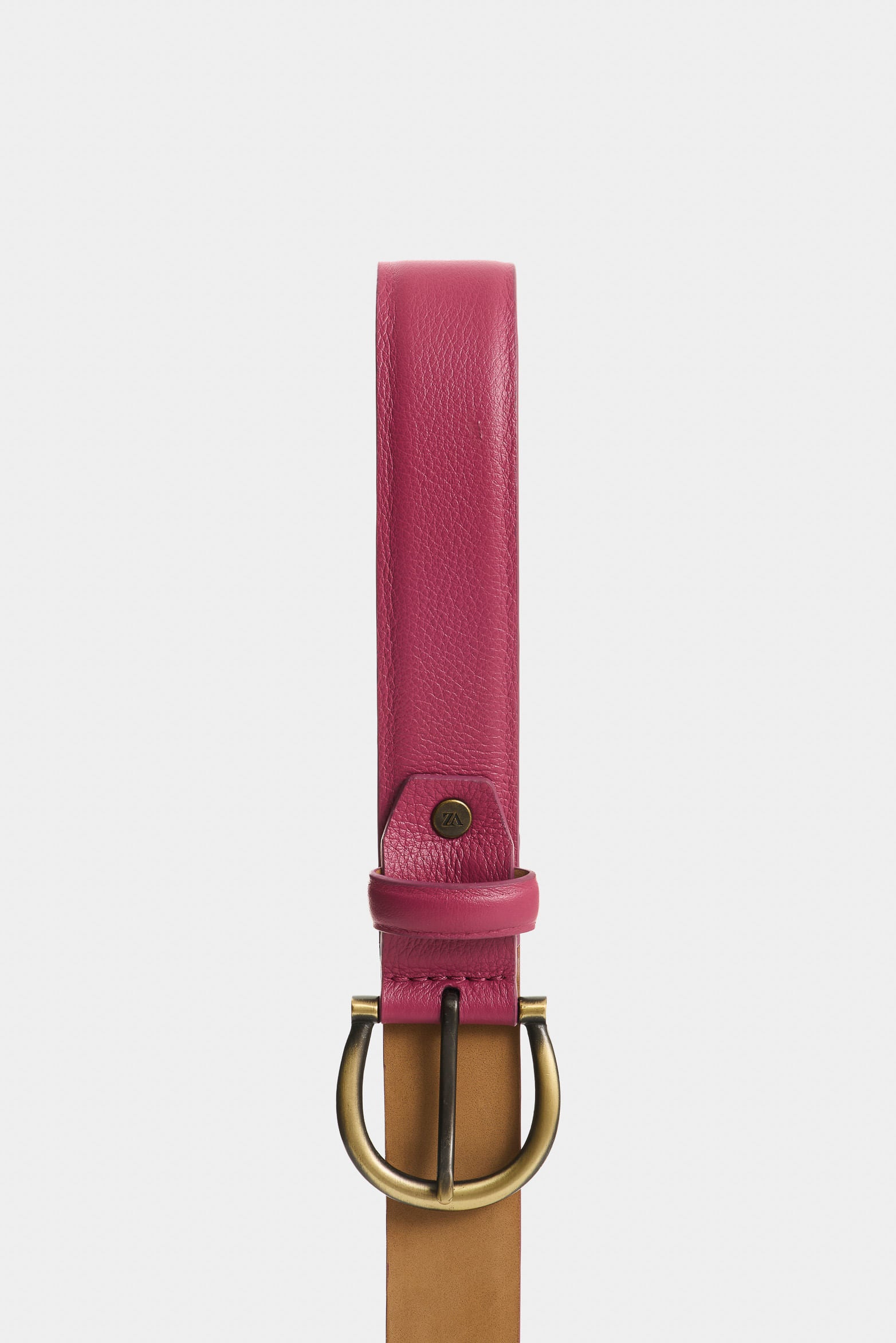 Honey Single-Sided Leather Belt for Women