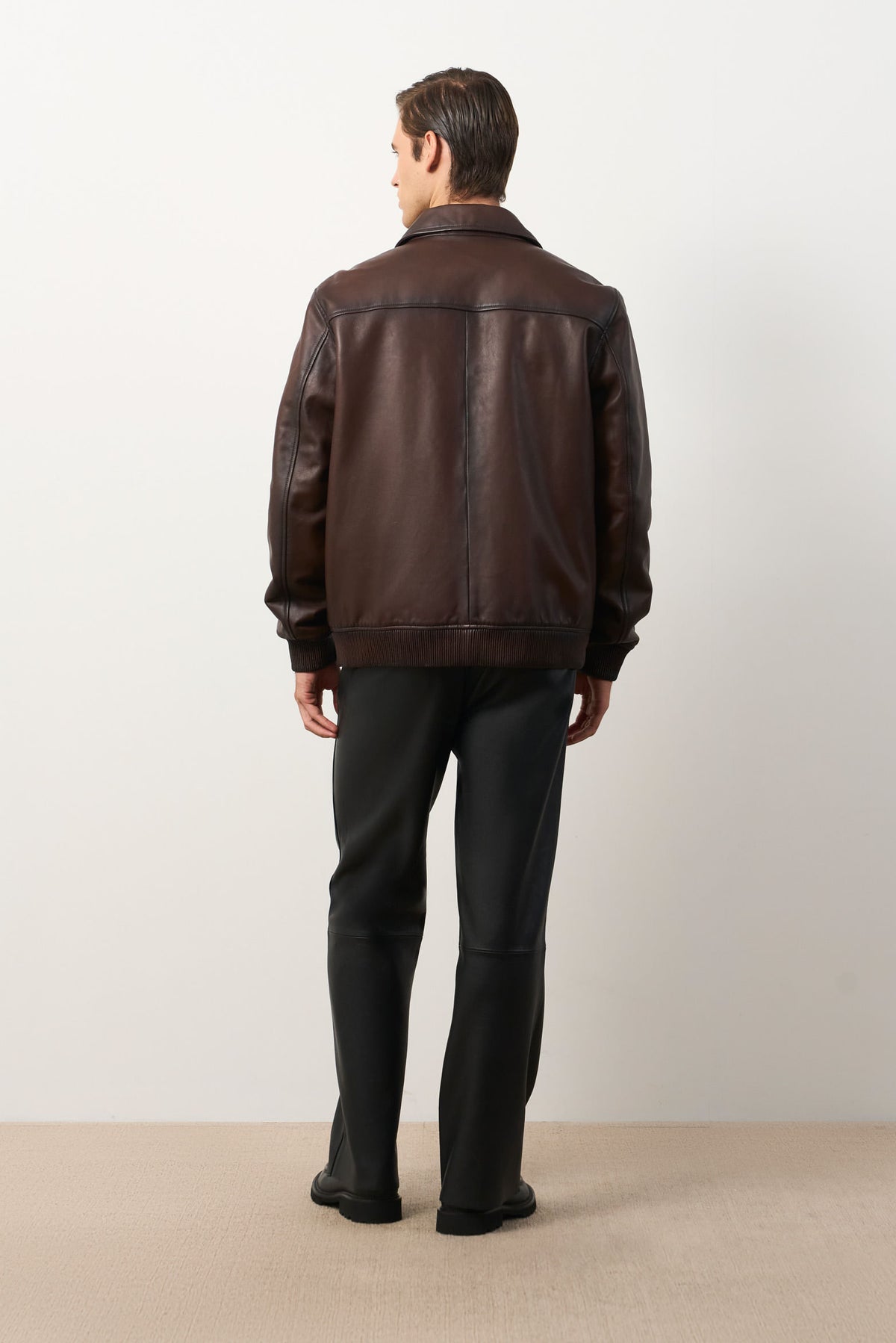Men's Sinu Distressed Leather Jacket