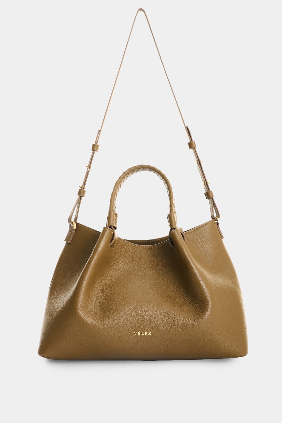 Leather bowling bag for women Alessia
