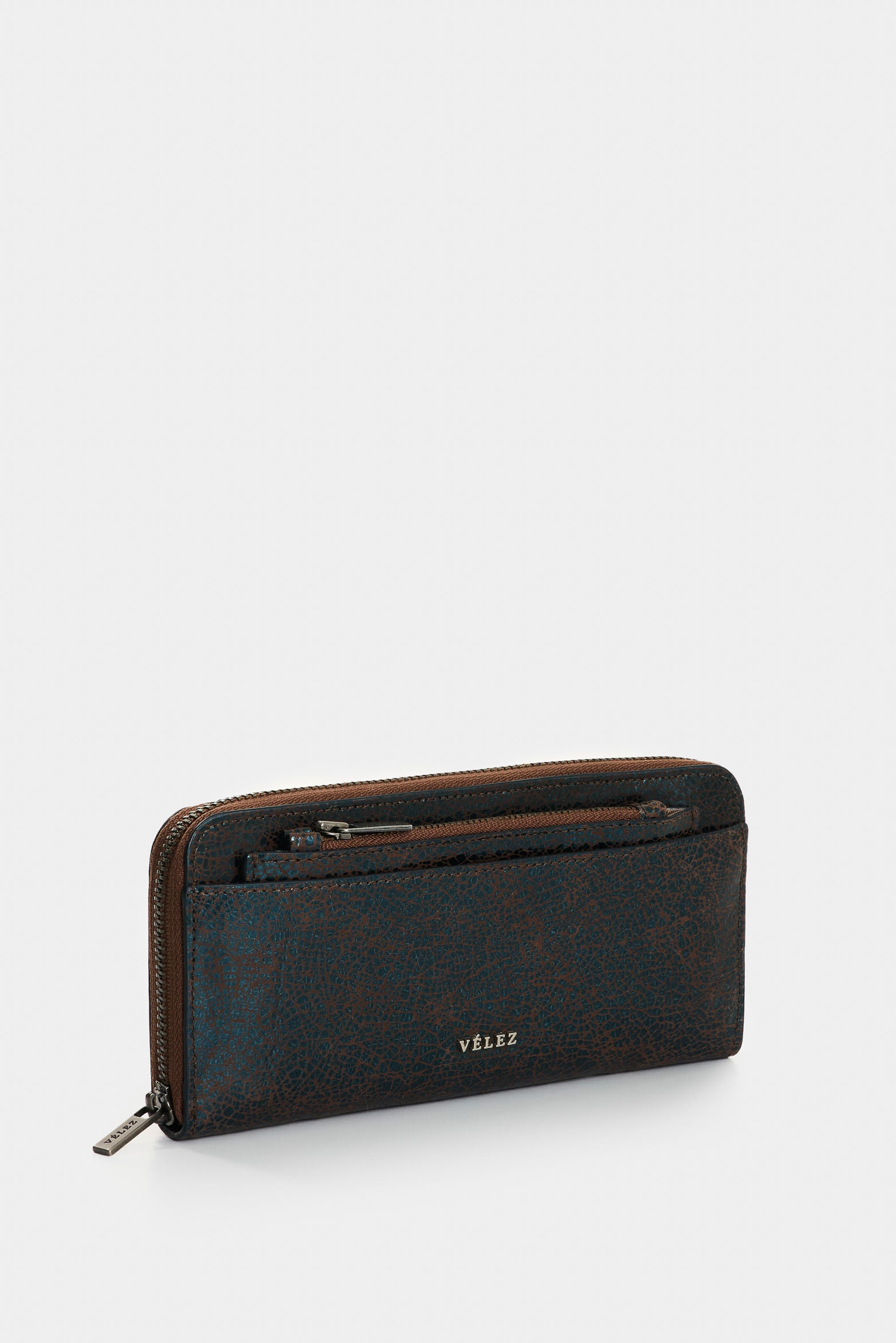 Women’s Esmeralda Folia Leather Checkbook Wallet