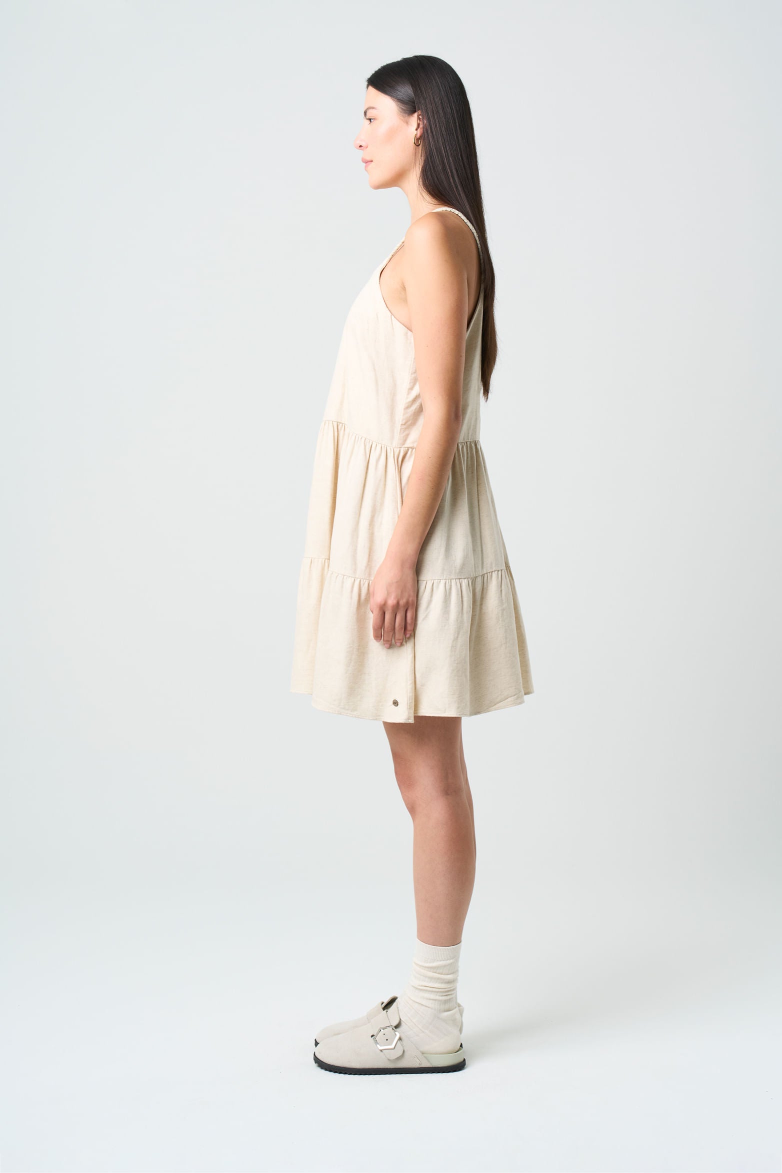 Lyra Dress for women with braided and millaré detail