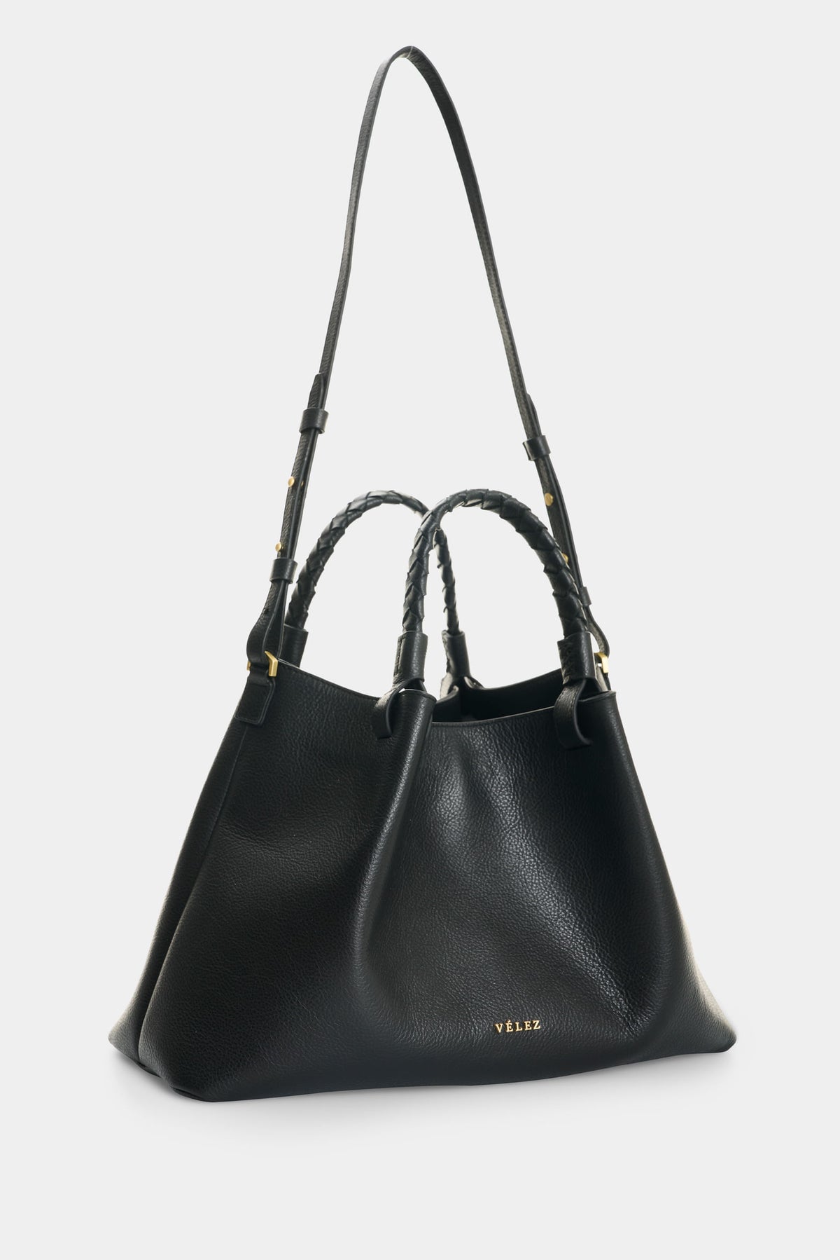 Leather bowling bag for women Alessia