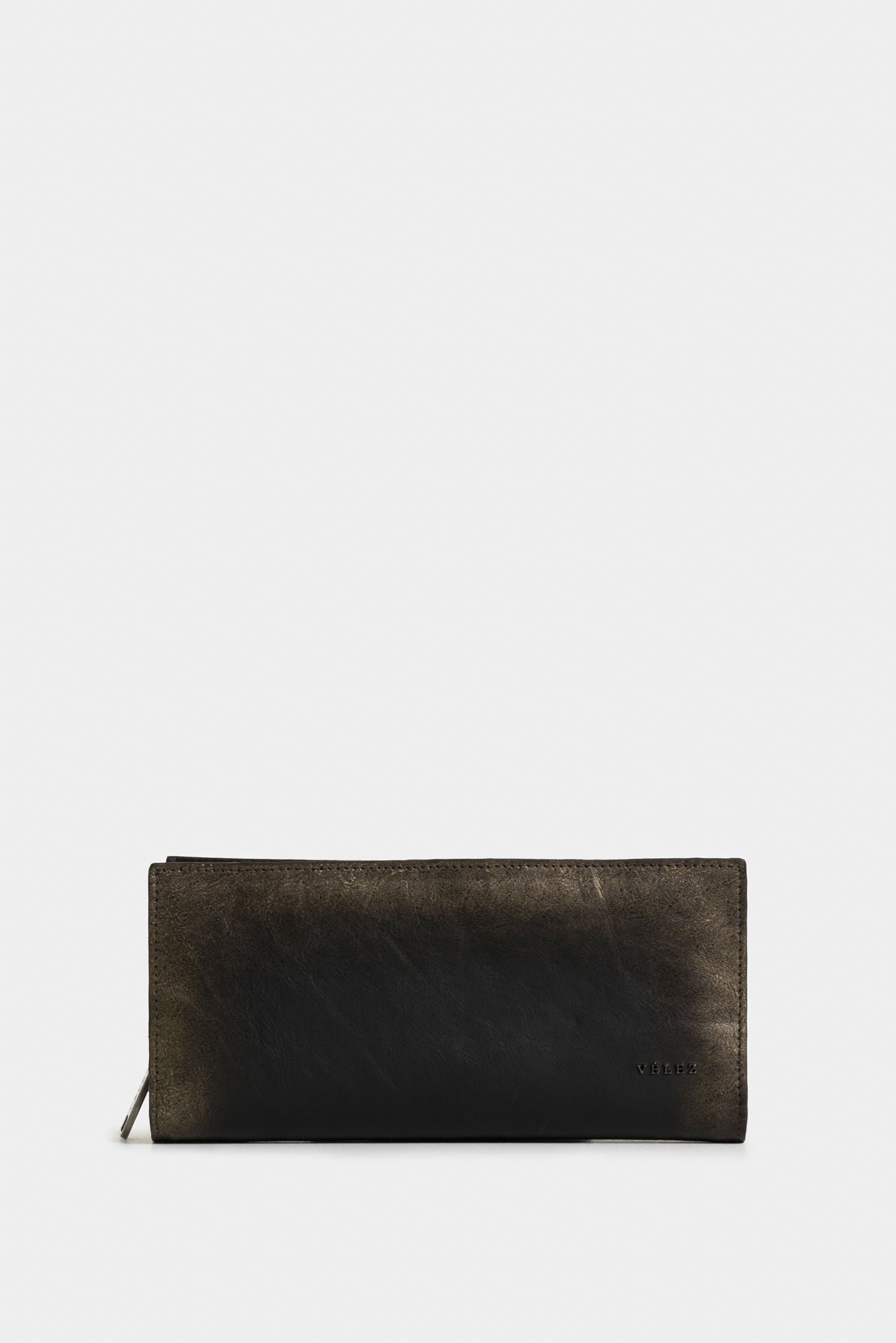 Pastels Leather Checkbook Holder for Women with Color Contrasts