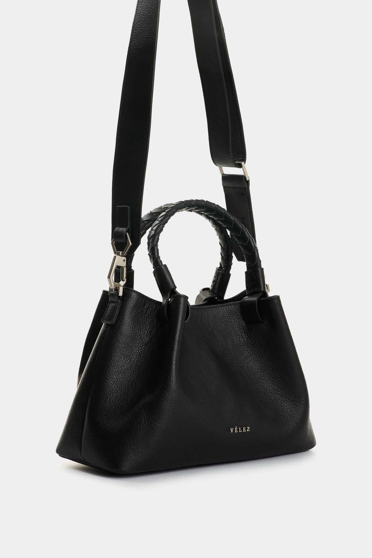 Leather crossbody bag for women Alessia