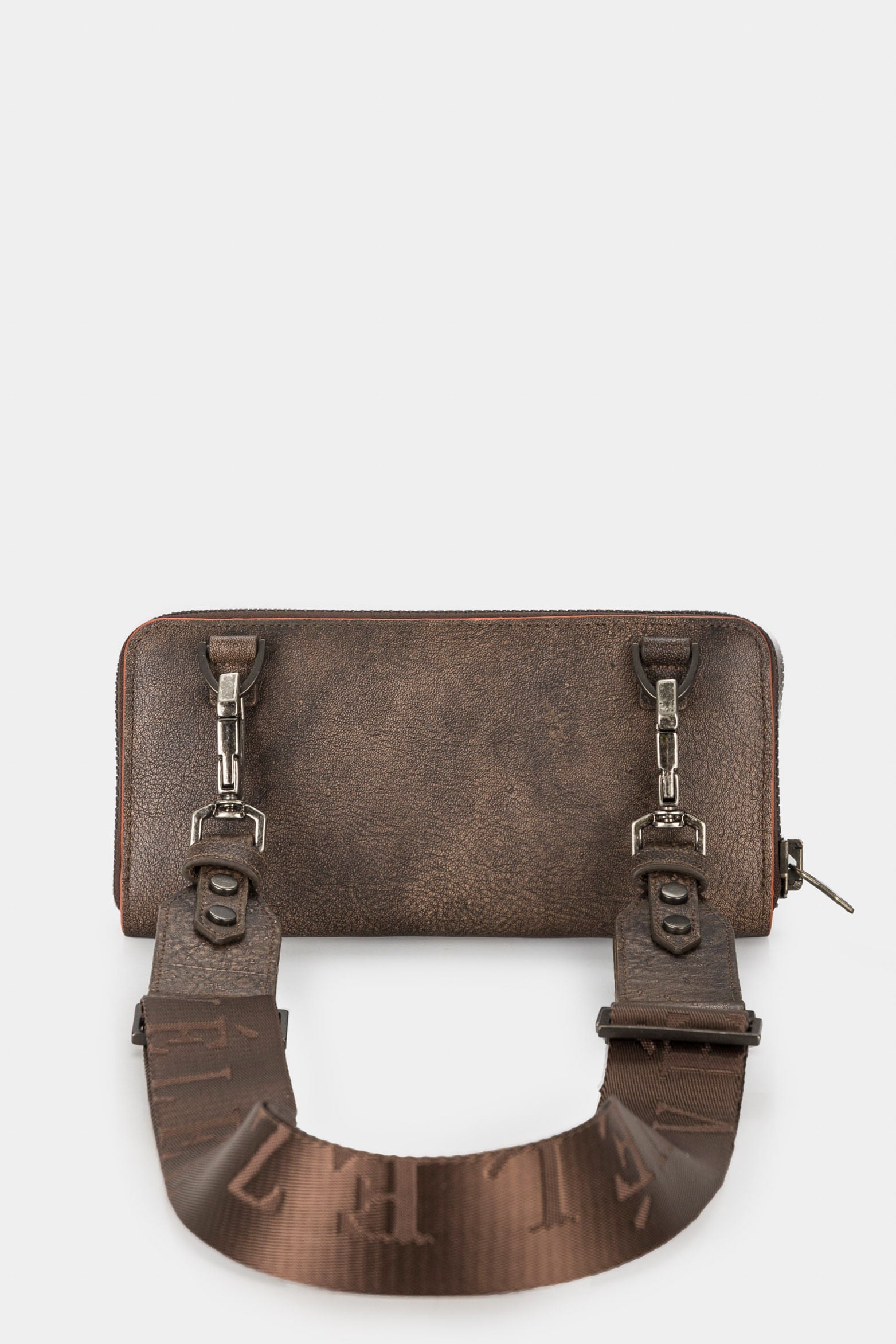 Women’s Vesuvius Leather Zip-Around Wallet with Internal Pocket