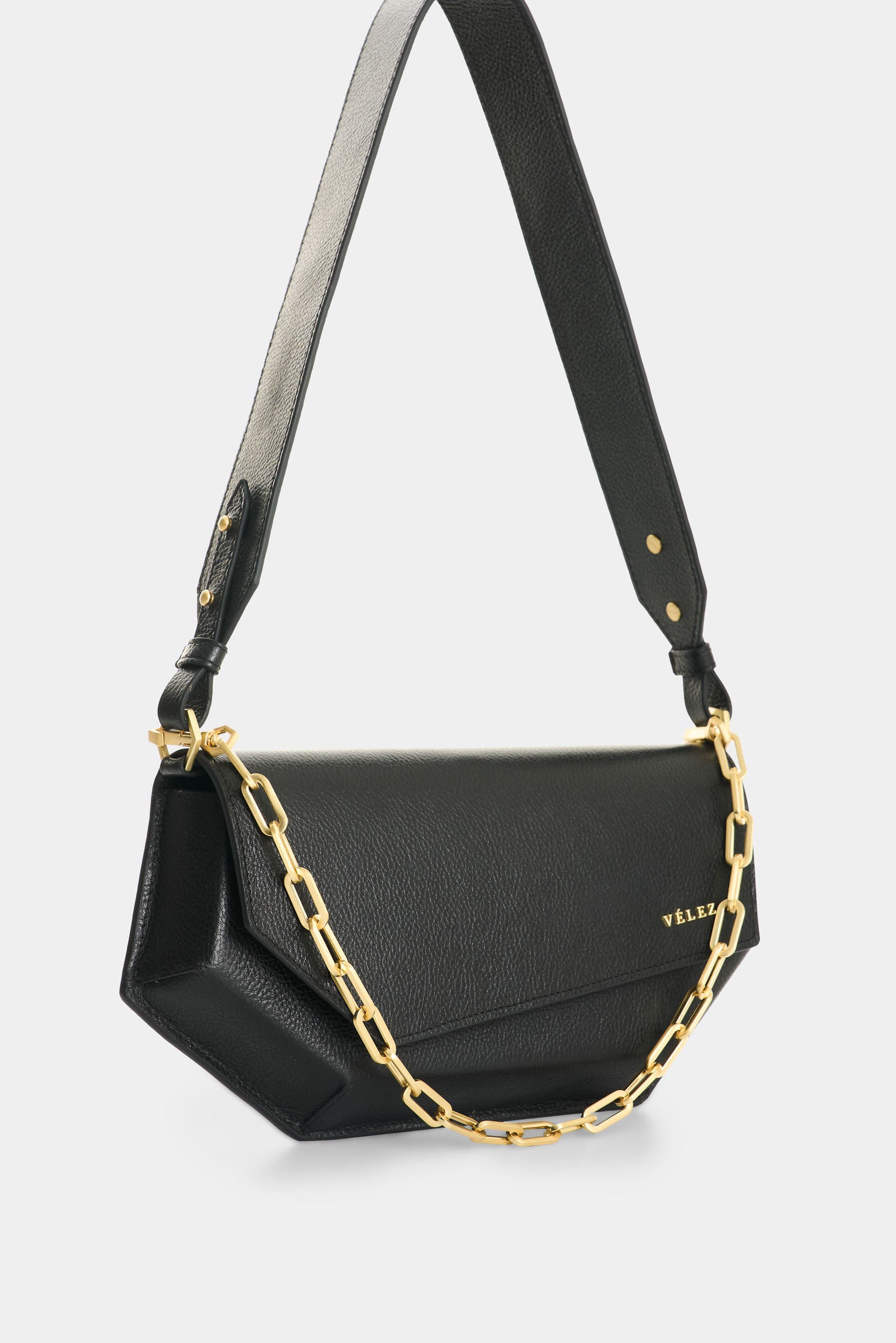 Hexa Leather Crossbody Bag