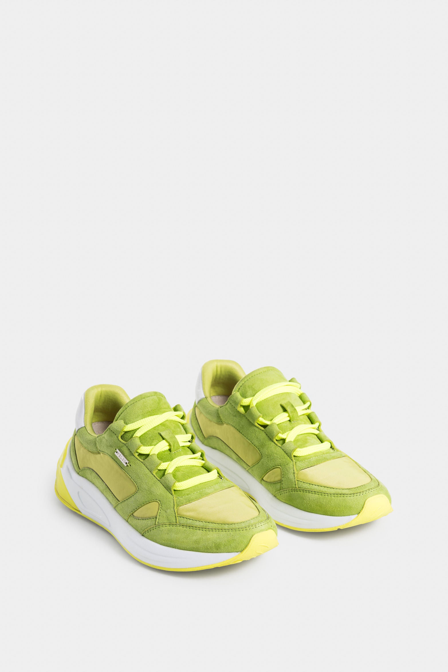 Urban Silhouette Suede and Canvas Sneakers for Women