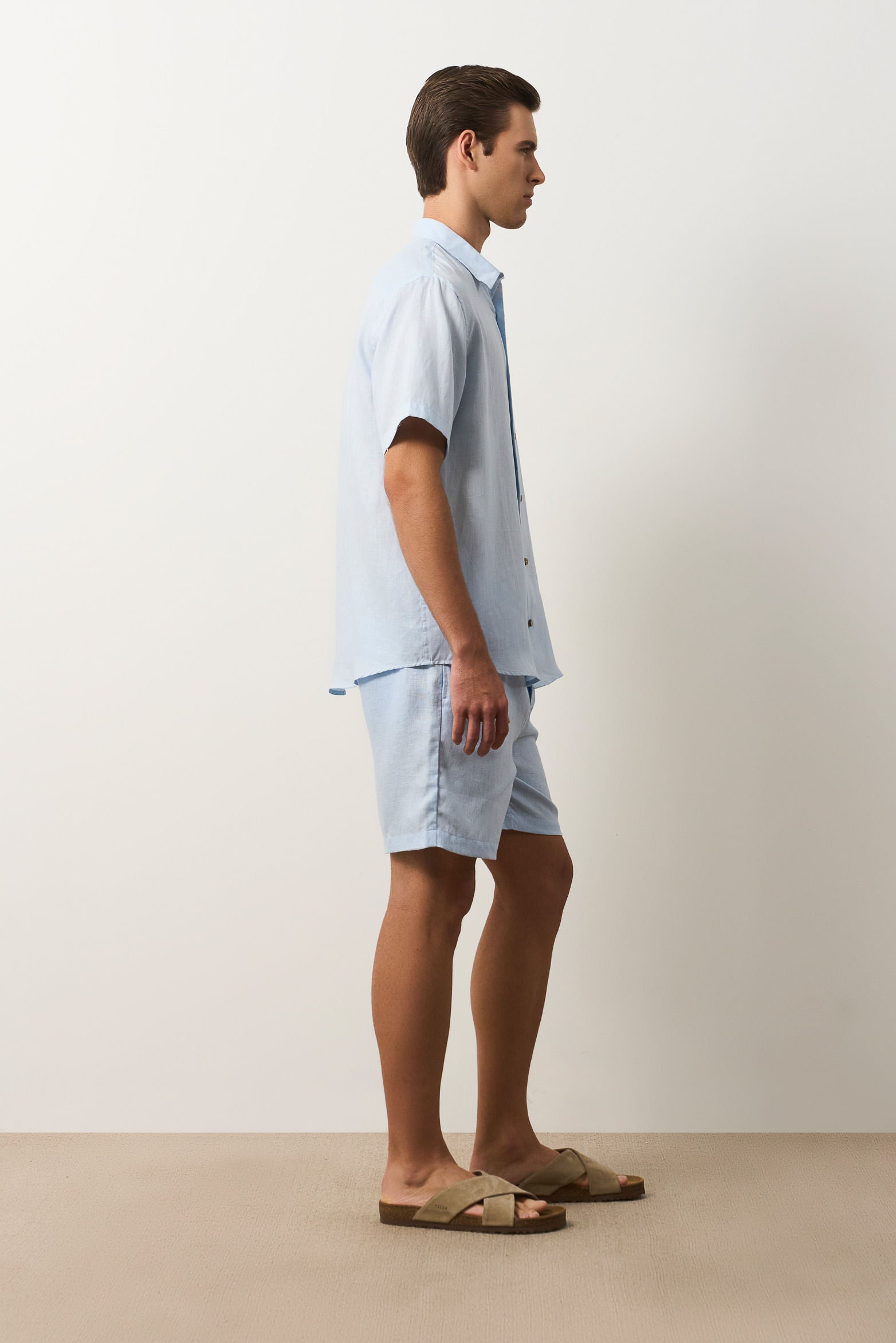 Men's Siena Short Sleeve Linen Shirt