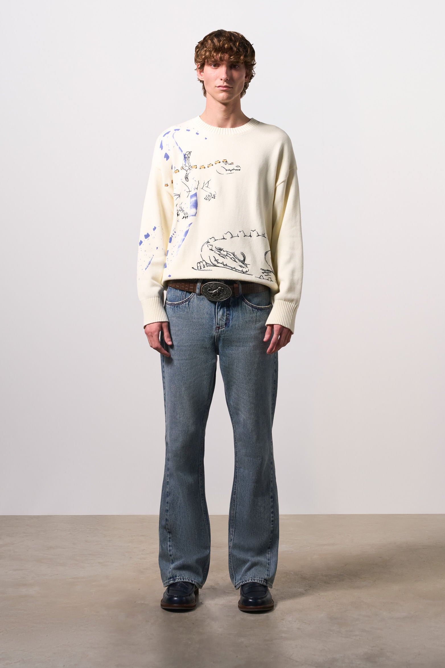 Men's Dino Knit Sweater