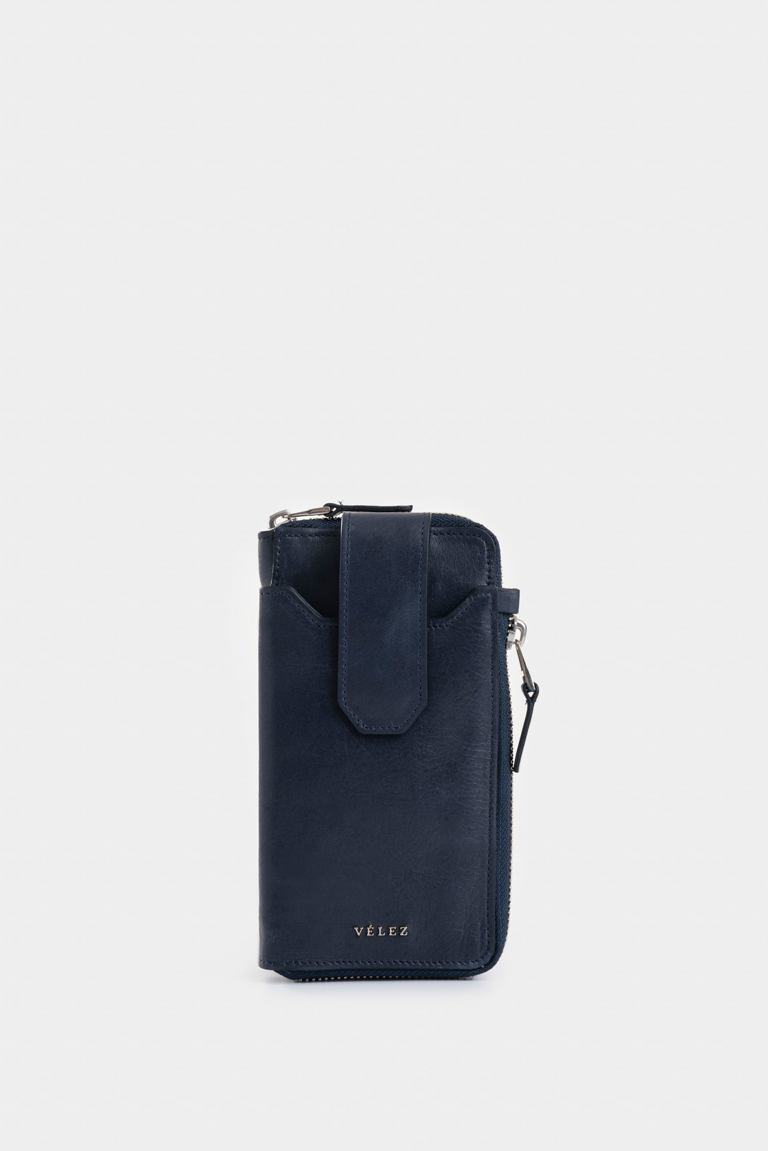 Men's Leather Wallet with Cell Phone Pocket