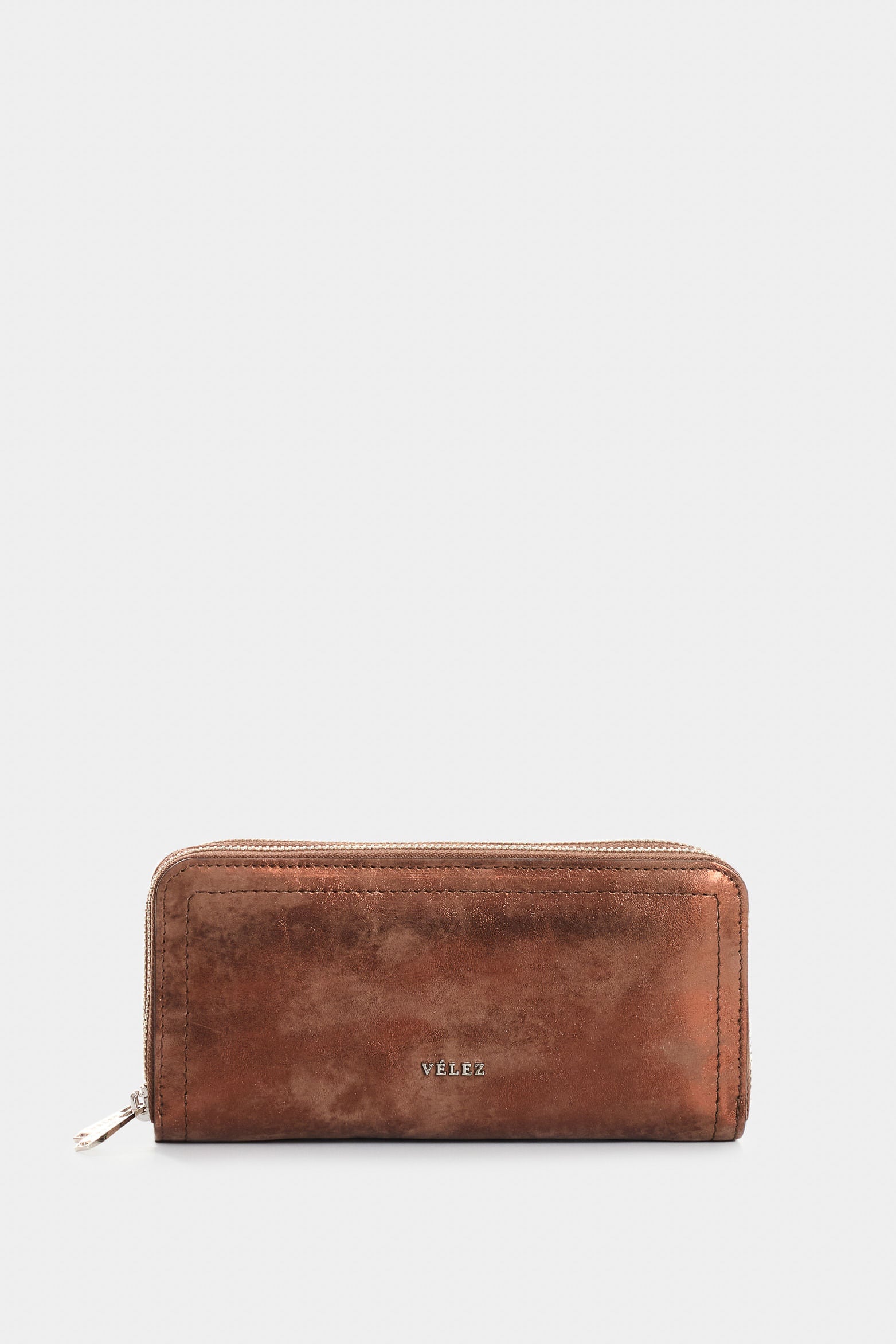 Women's Singapur Leather Checkbook Holder with Zipper