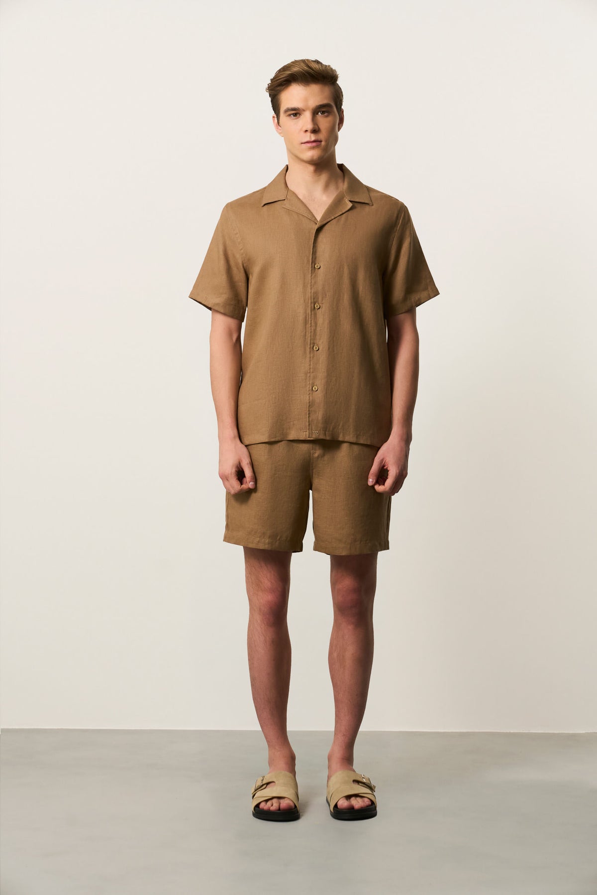 Men's Málaga Short Sleeve Linen Shirt