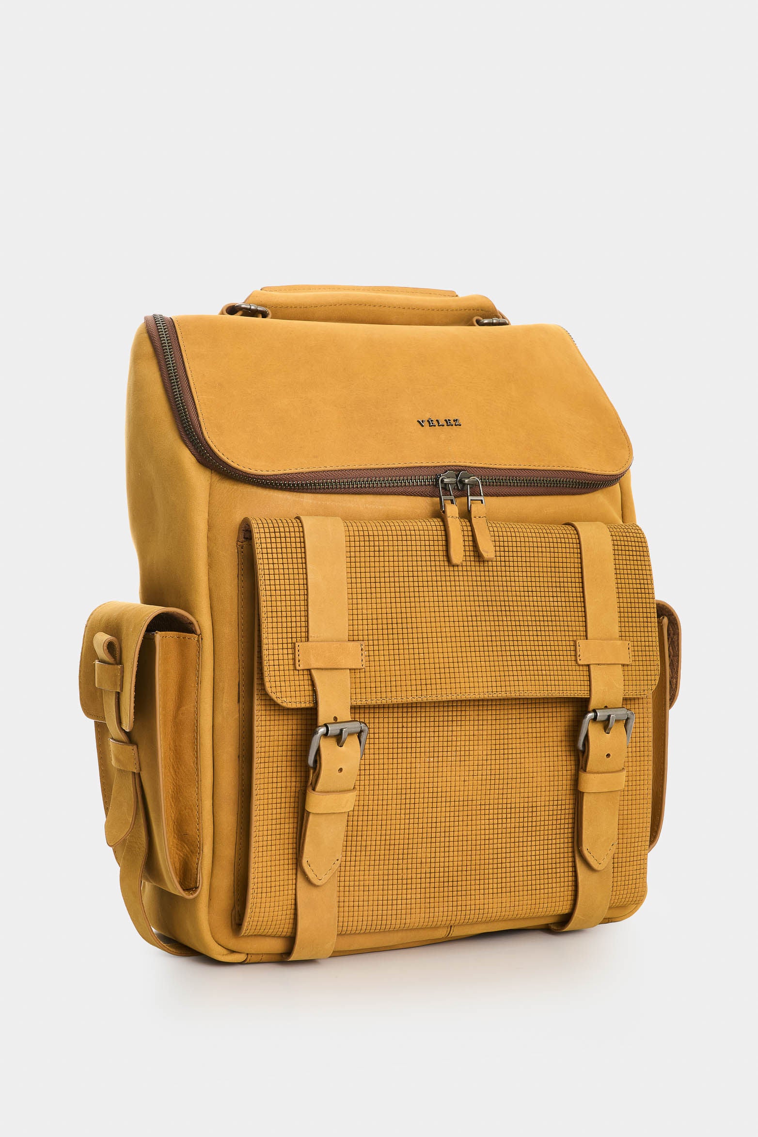 Achaeology Oregon leather backpack for men