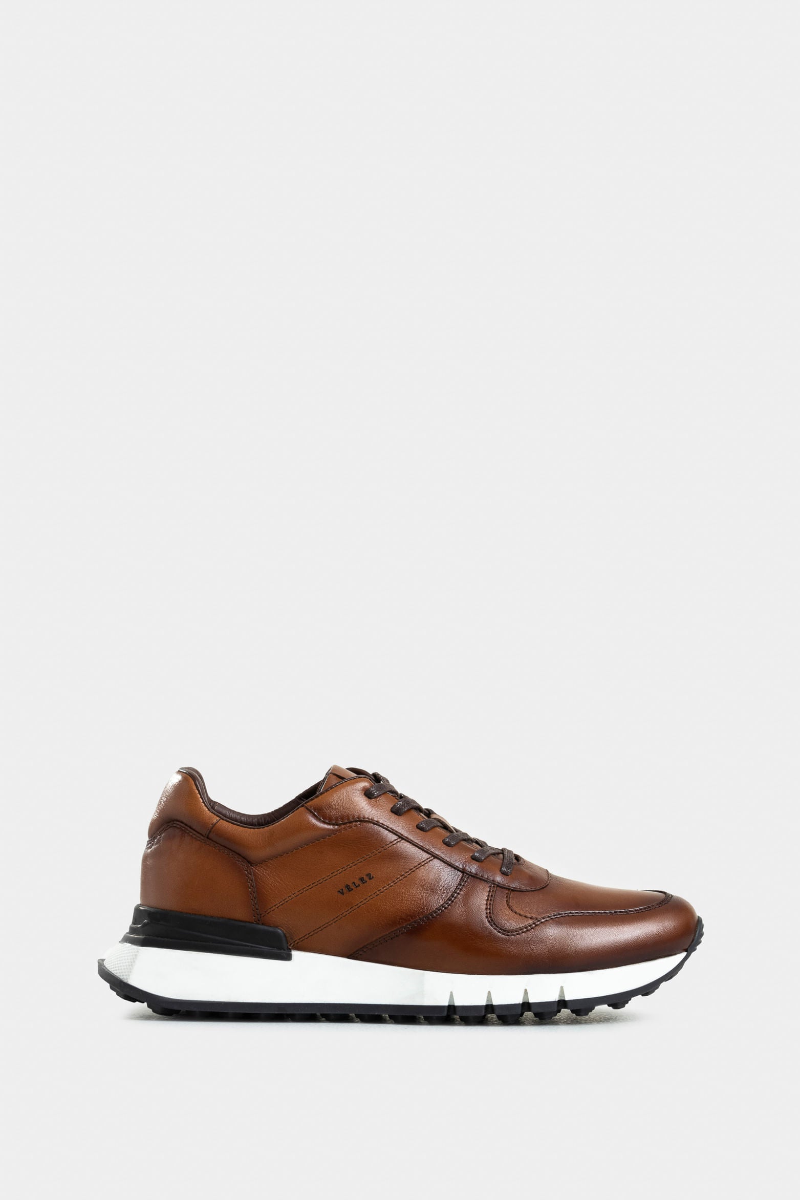 tennis shoe dress shoe Iris Leather Tennis Shoes for Men with Side Stitching – Velez Artisan
