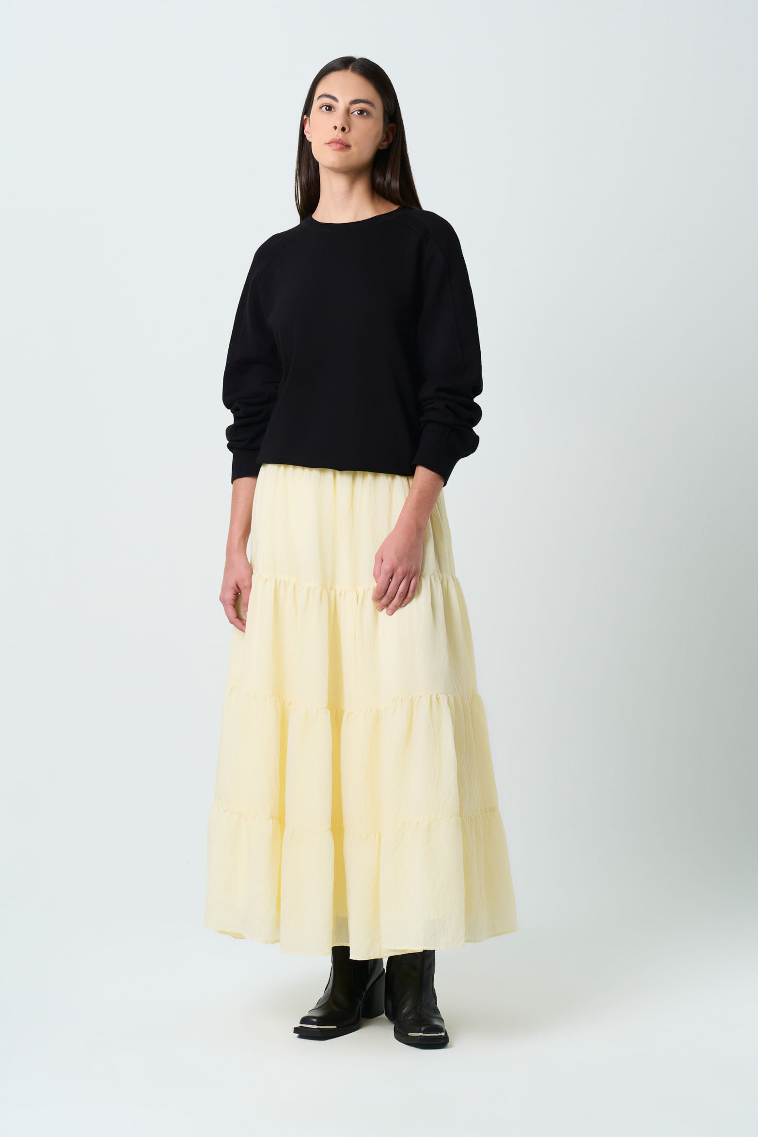 Galera Layered Long Skirt